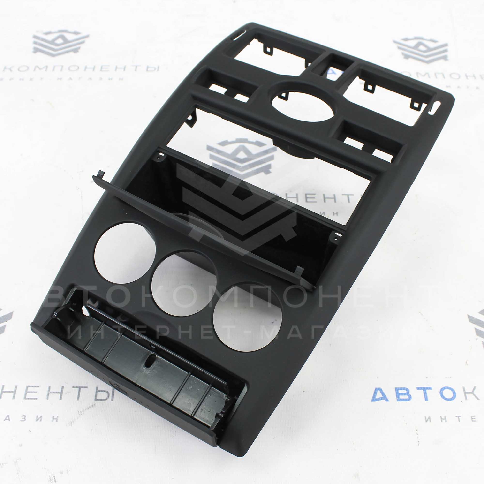 Центральная консоль 1din Лада Приора (черный мат)