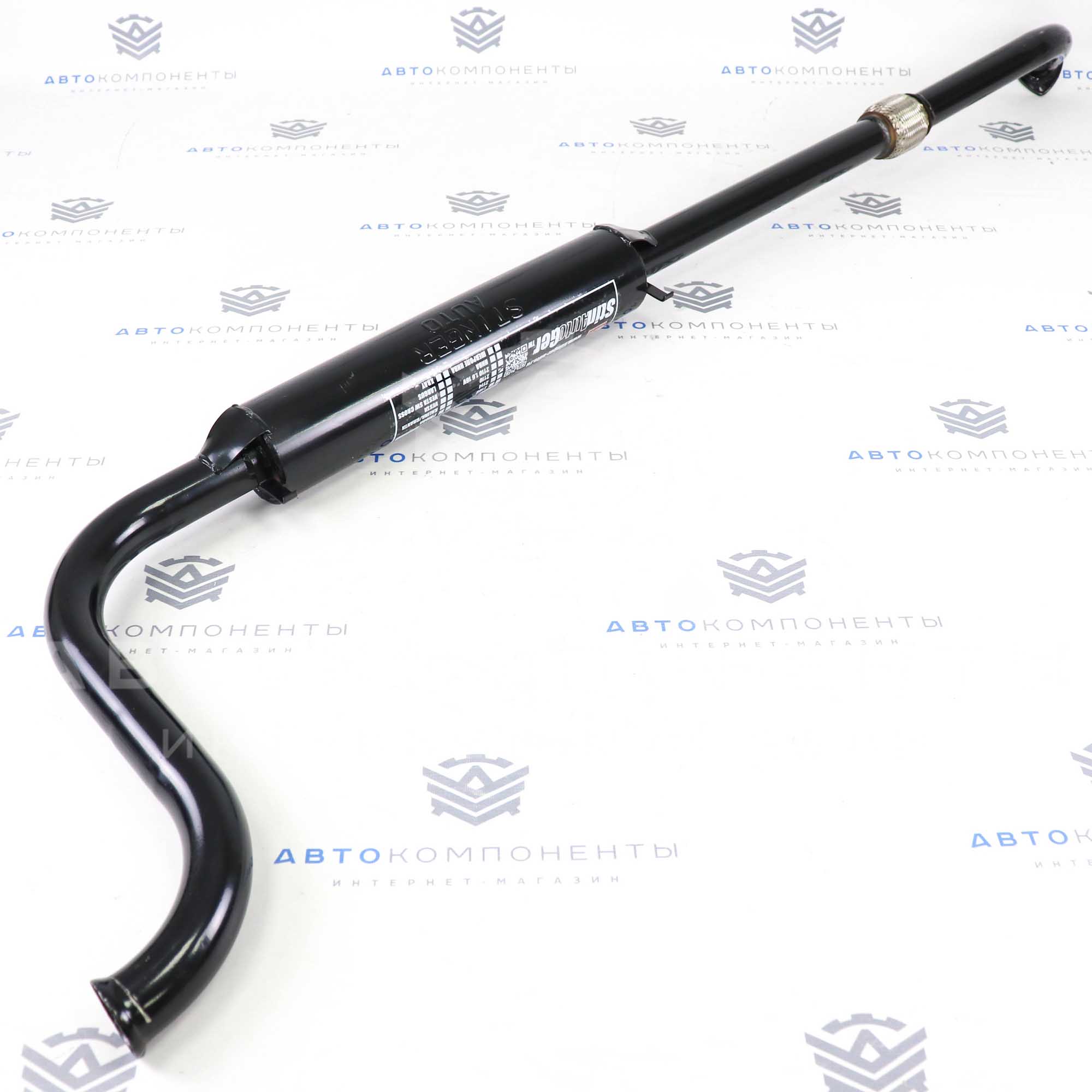 Резонатор "Stinger" под штатную установку (с гофрой) ВАЗ 2110, 2111, 2112