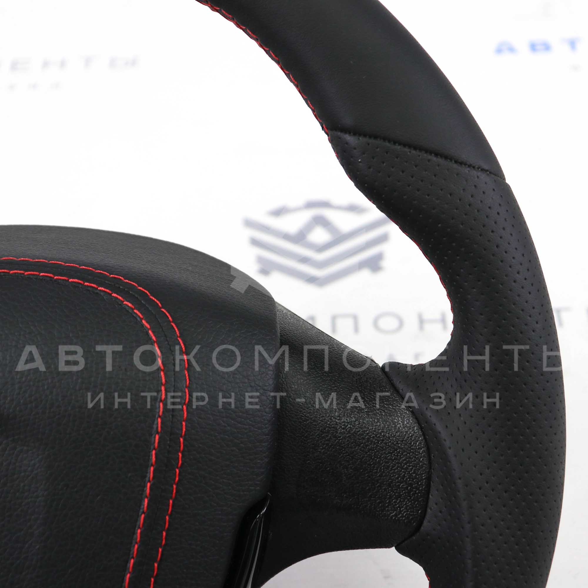 Анатомический руль AMG Приора 2 (в коже) "ШовАвто" ВАЗ 2113, 2114, 2115