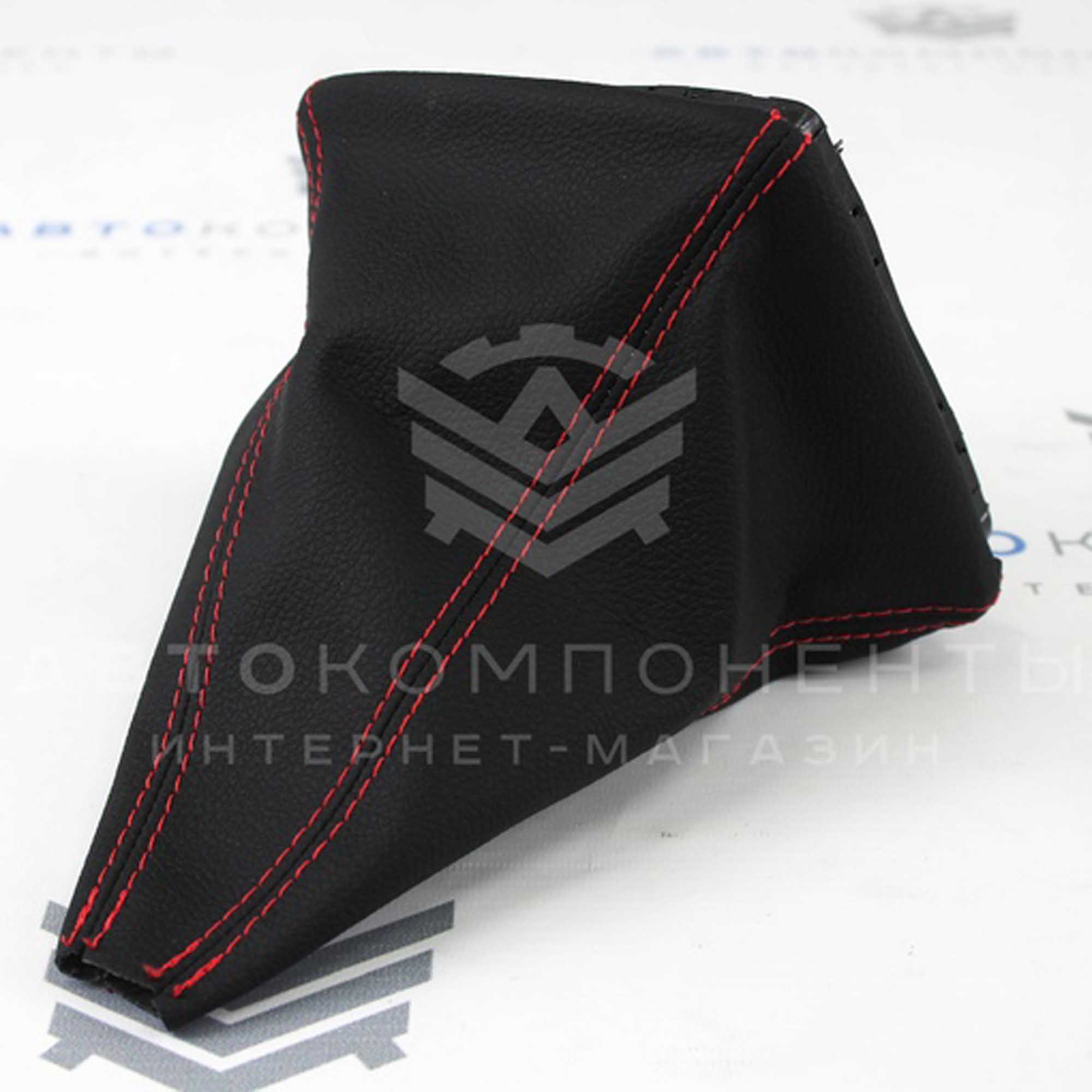 Кожух КПП (в коже) с цветной строчкой Лада Приора (старого образца)