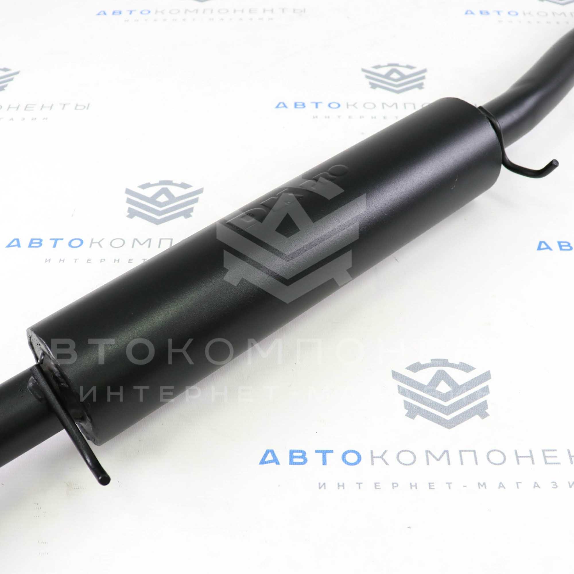 Резонатор "DK PRO" на "треугольном фланце" с гофрой (до 2008 г) ВАЗ 2110-2112 (РЗ0010)