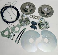 Задние дисковые тормоза (ЗДТ) R13 (переходные планшайбы, насечки, перфорация) ВАЗ 2108-2115, Калина, Приора, Приора 2