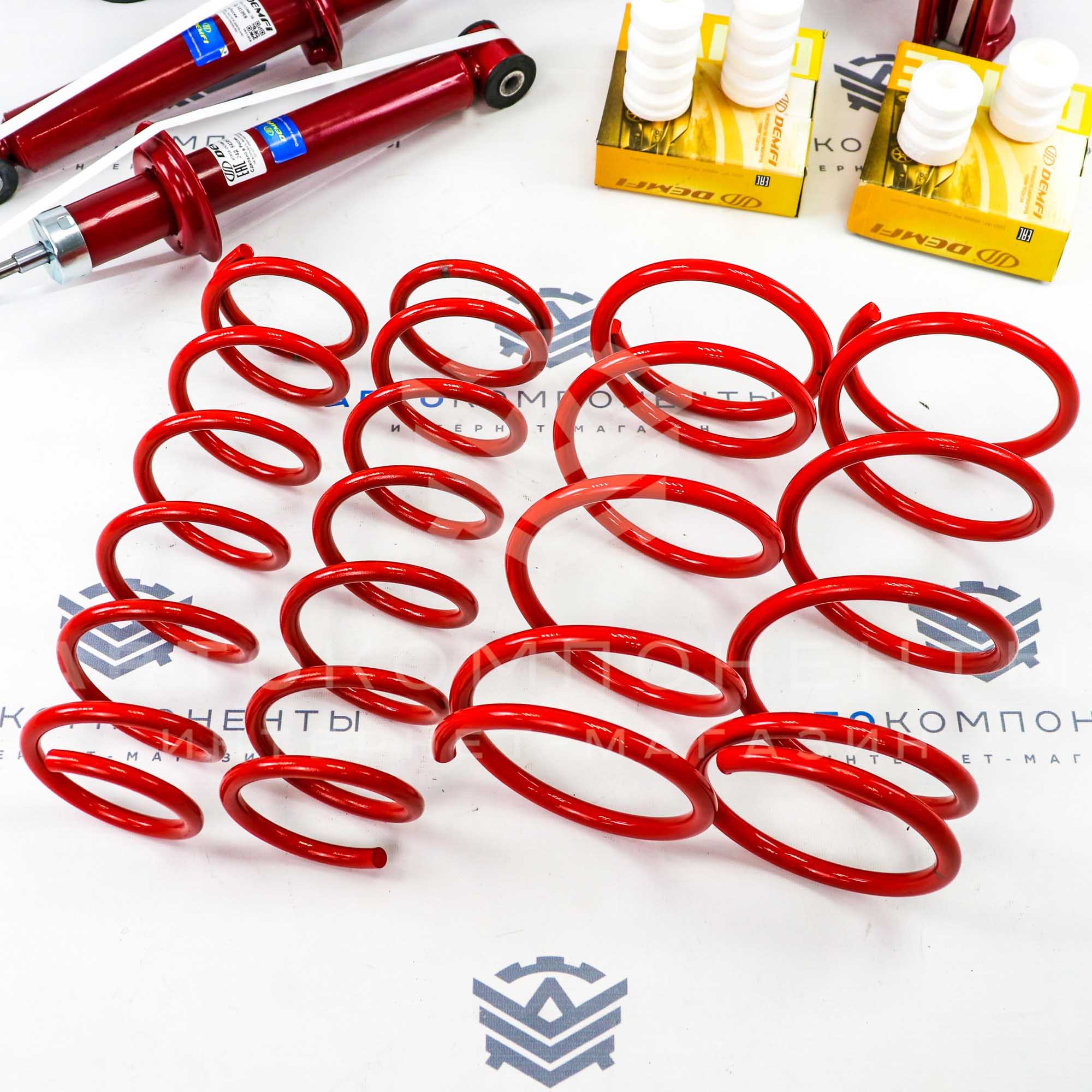 Комплект подвески DEMFI ВАЗ 2110-2112 (с занижением -30мм)