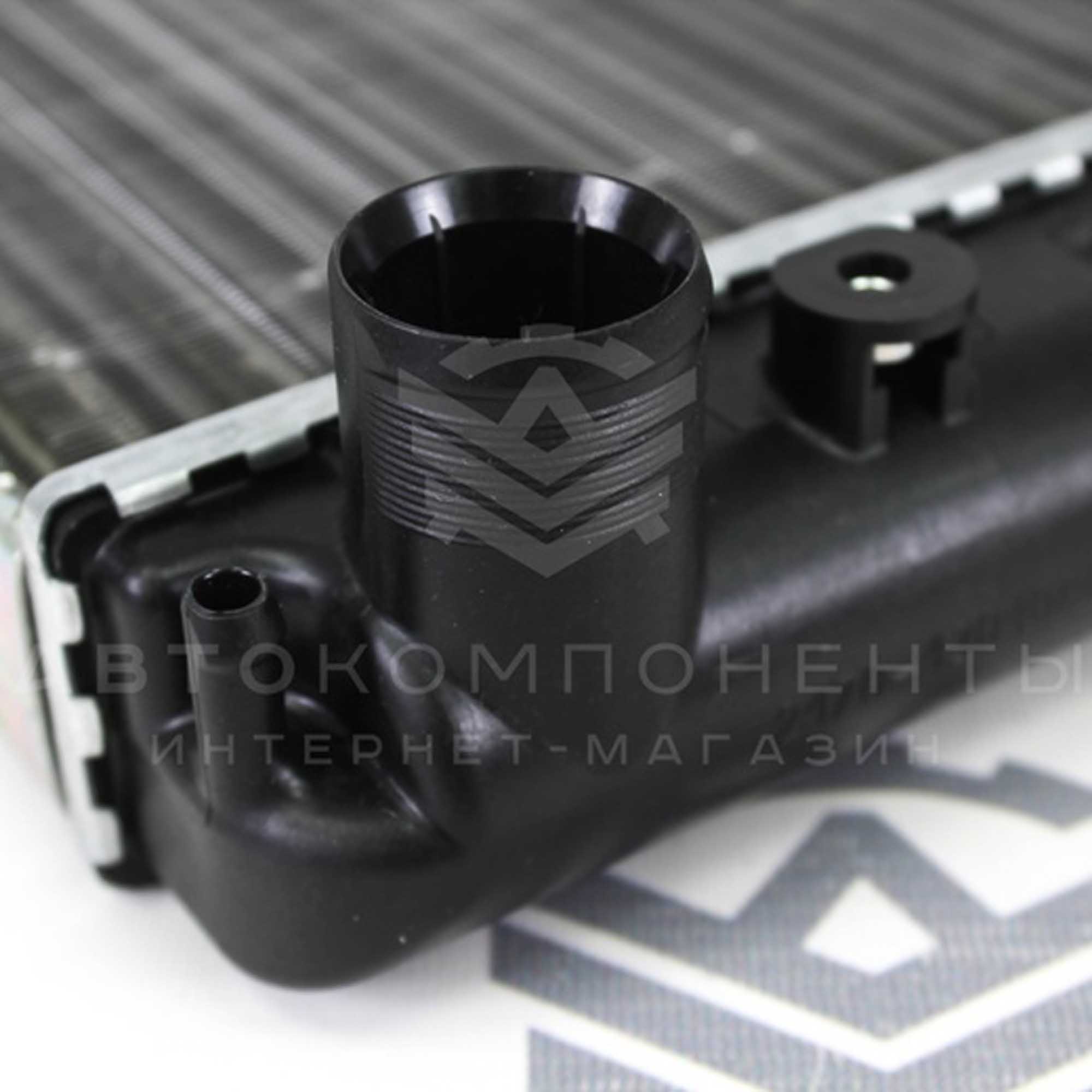 Радиатор охлаждения двигателя "ОАТ" Лада Приора (без кондиционера)