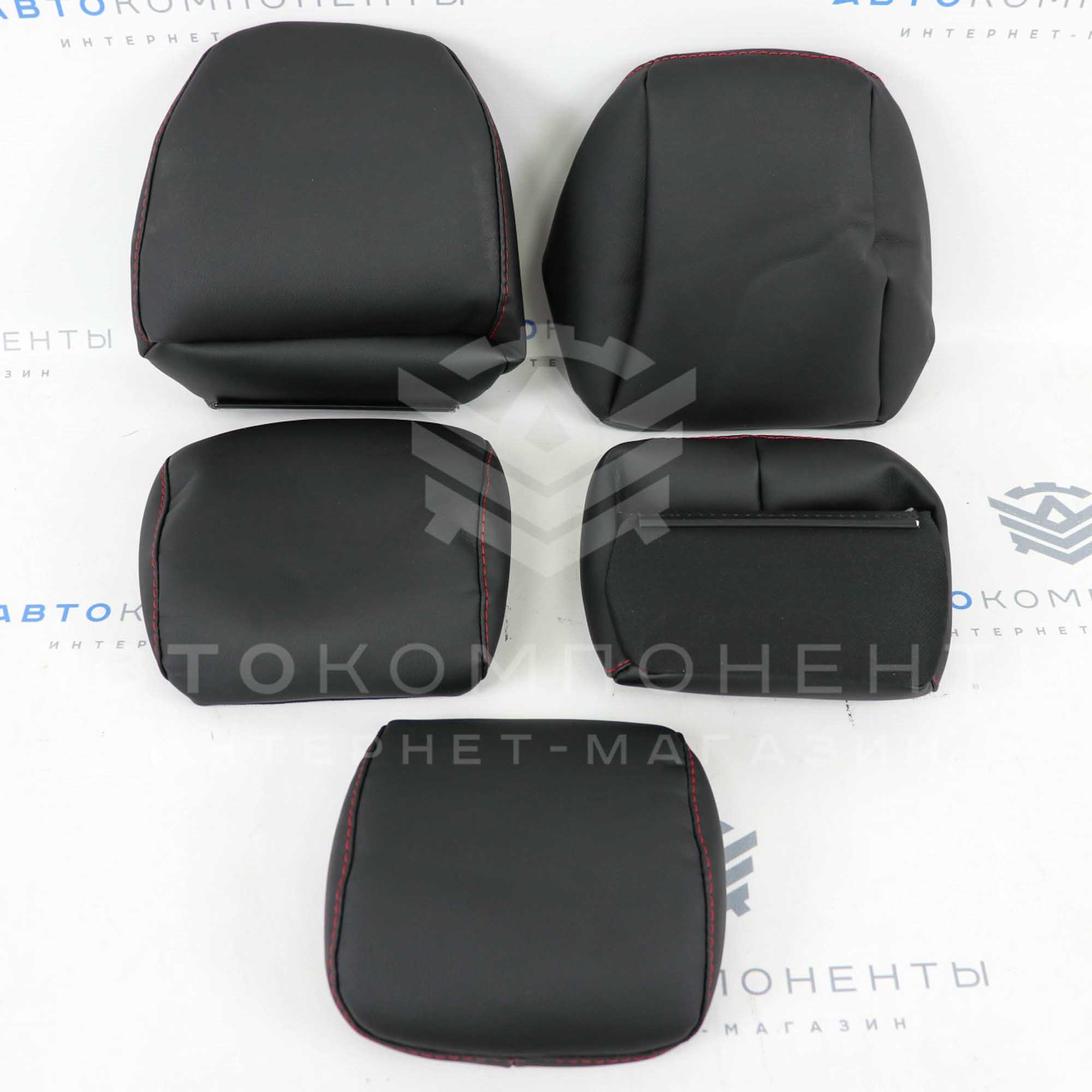 Обивки сидений Лада Vesta в стиле Sport с прострочкой "Соты"