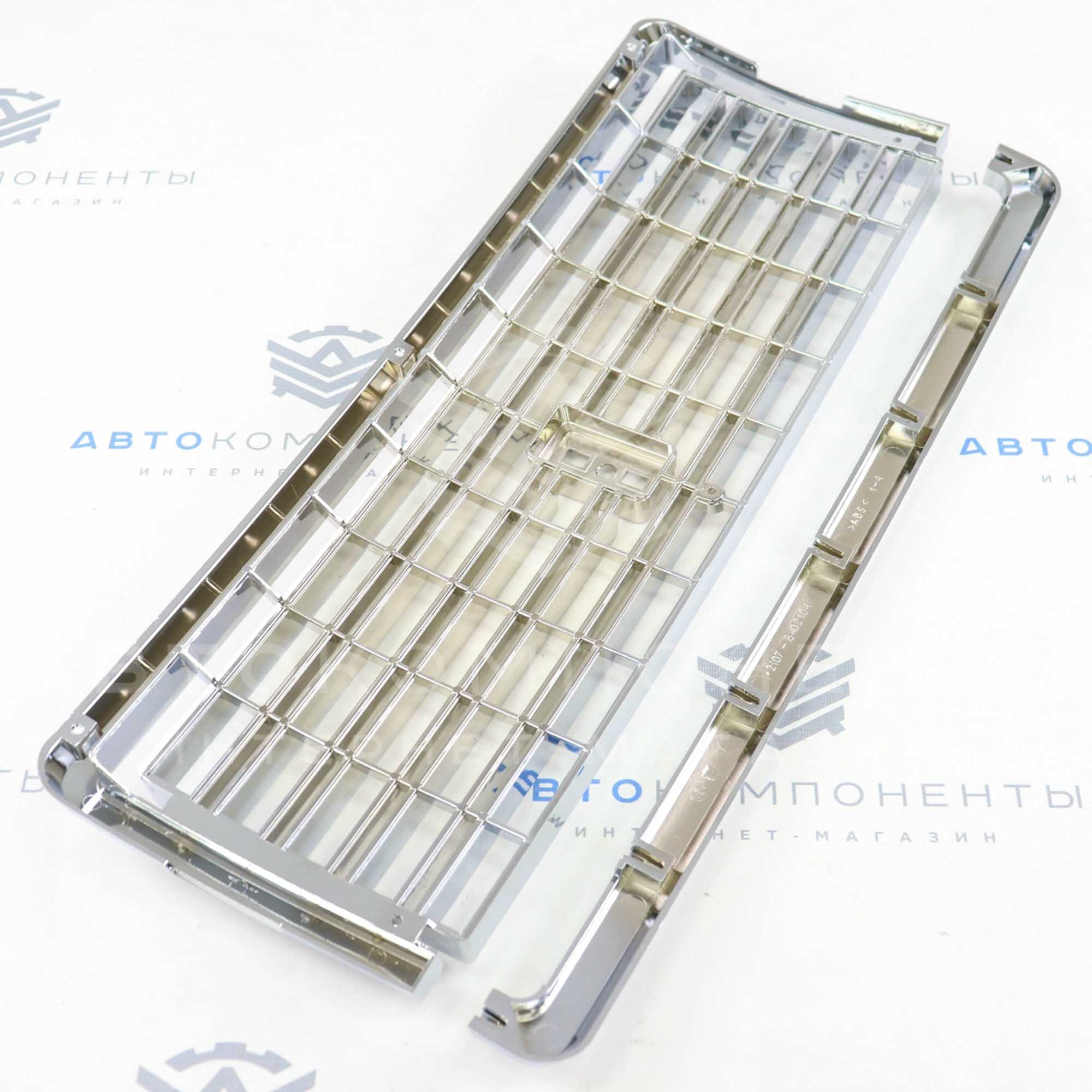 Оригинальная решетка радиатора ВАЗ 2107 (хром)