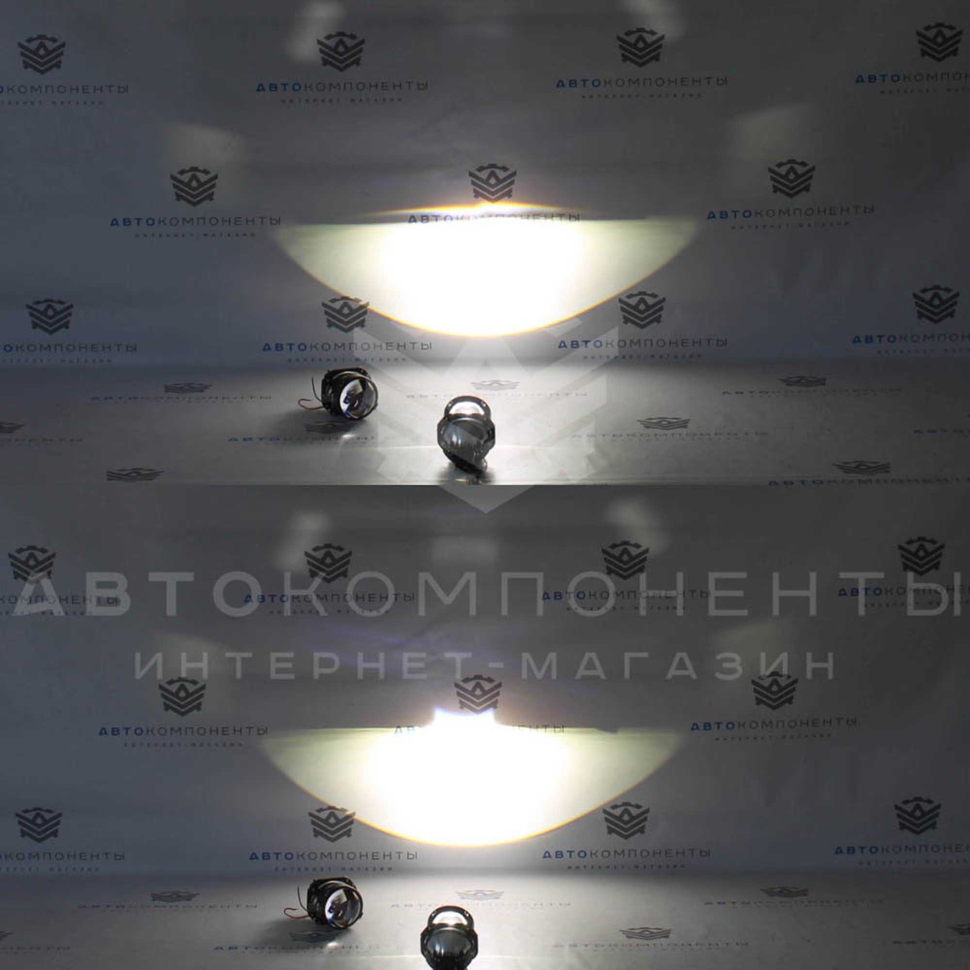 Универсальные ПТФ (линзы) 2.5" Bi Led Lens (ближний + дальний)