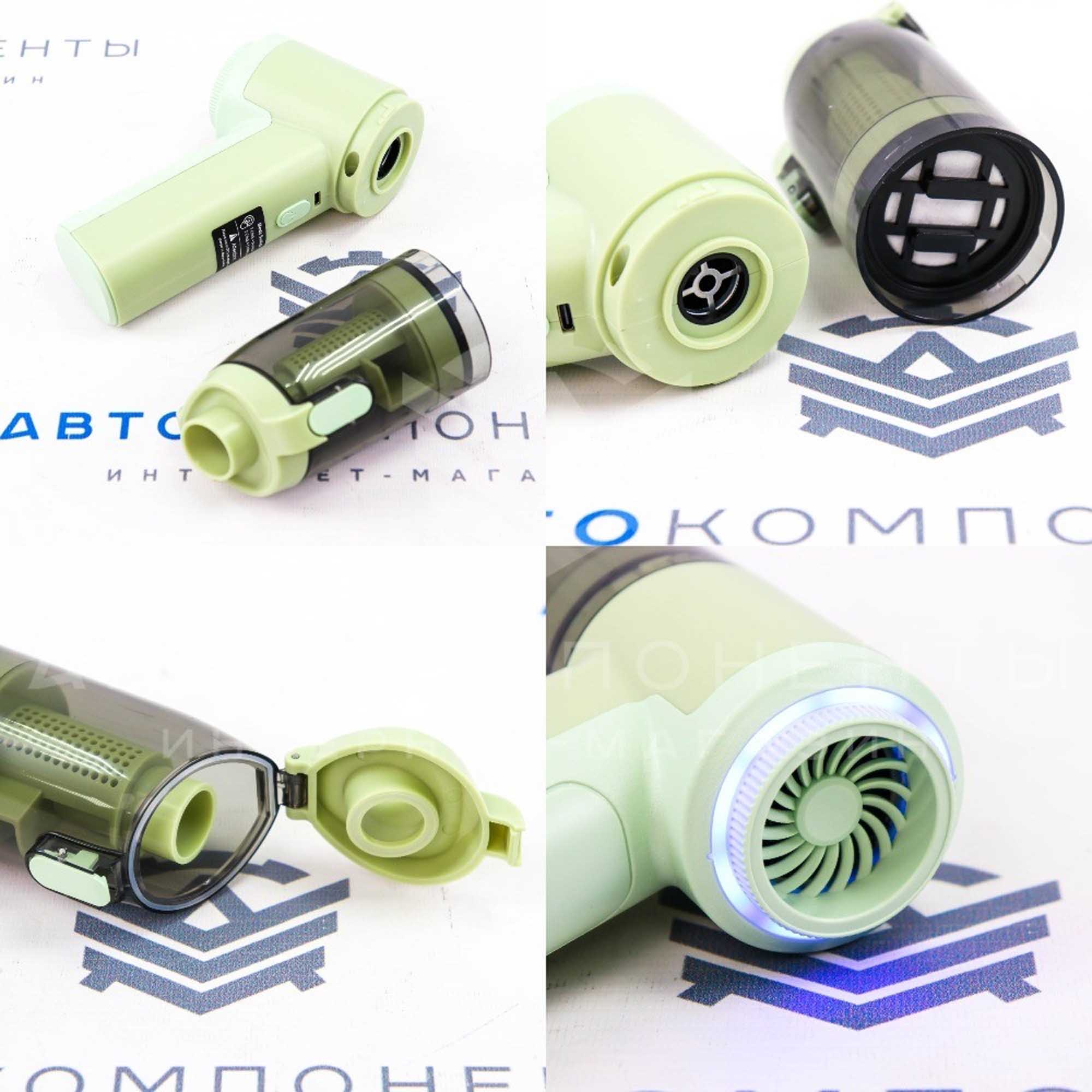 Автомобильный пылесос "Sal-Man" (беспроводной) 100W (01760)