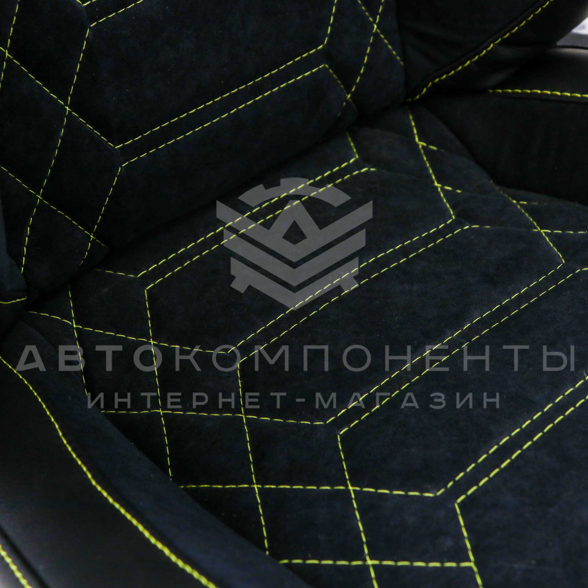 Анатомические сиденья (в сборе) с прострочкой "Кобра" Лада Калина 2 (хэтчбек)