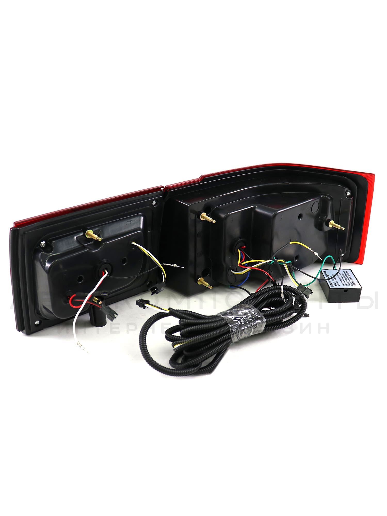 Светодиодные фонари в стиле AUDI RS с диодным катафотом ВАЗ 2110 (красные)