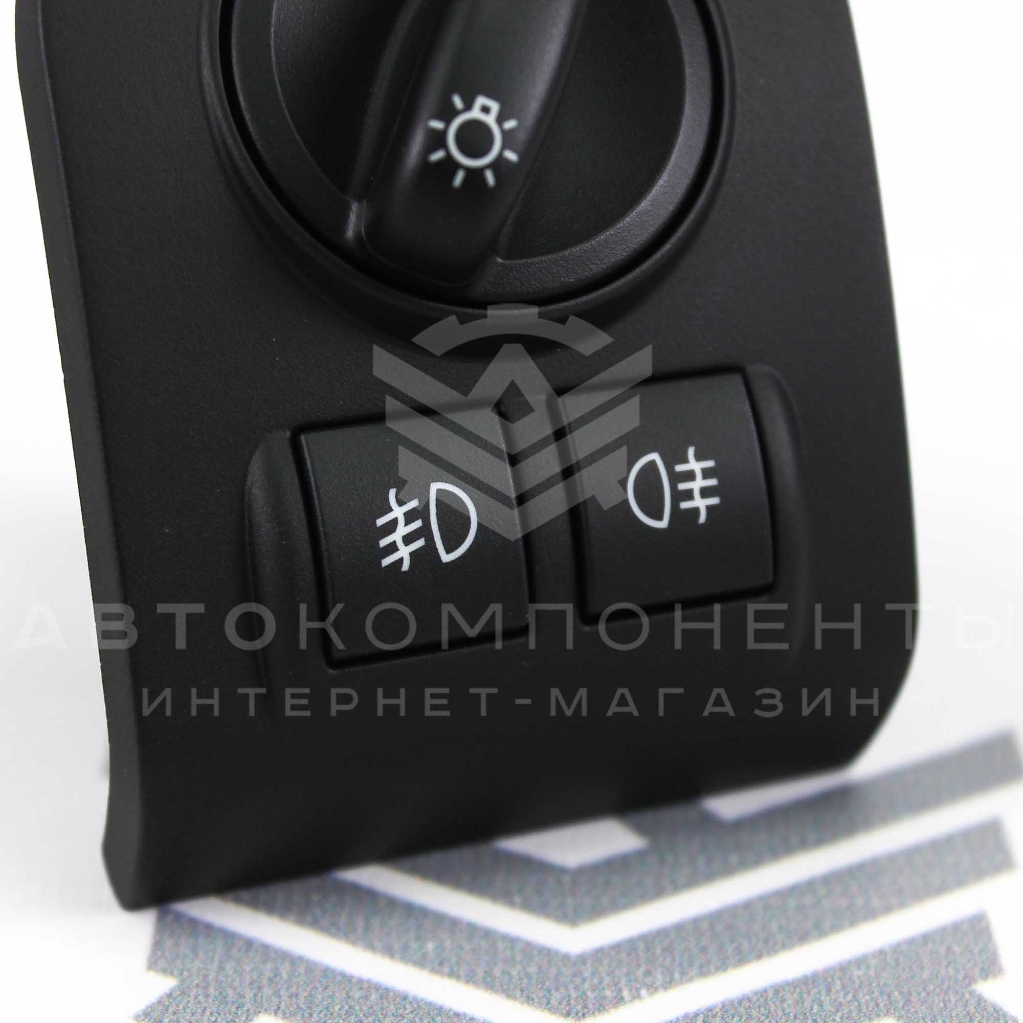 Модуль (блок) управления светом (МУС) с автосветом, ПТФ (белая подсветка) Лада Гранта FL, Калина 2