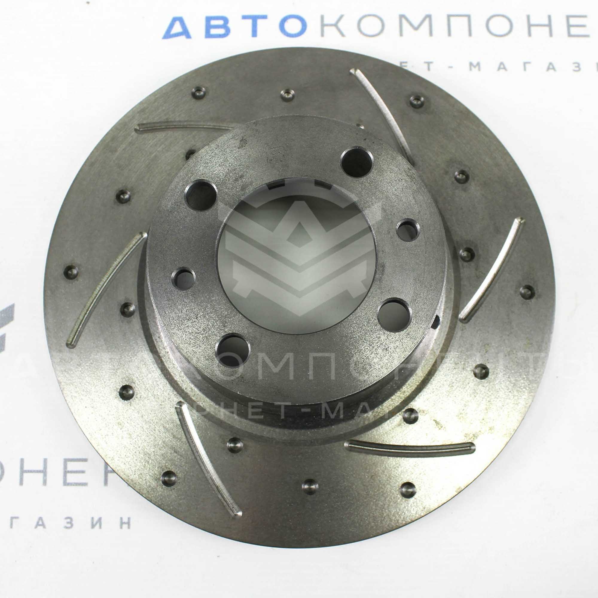 Тормозные диски "АТС" Sport (насечки, перфорация) ВАЗ 2101-2107
