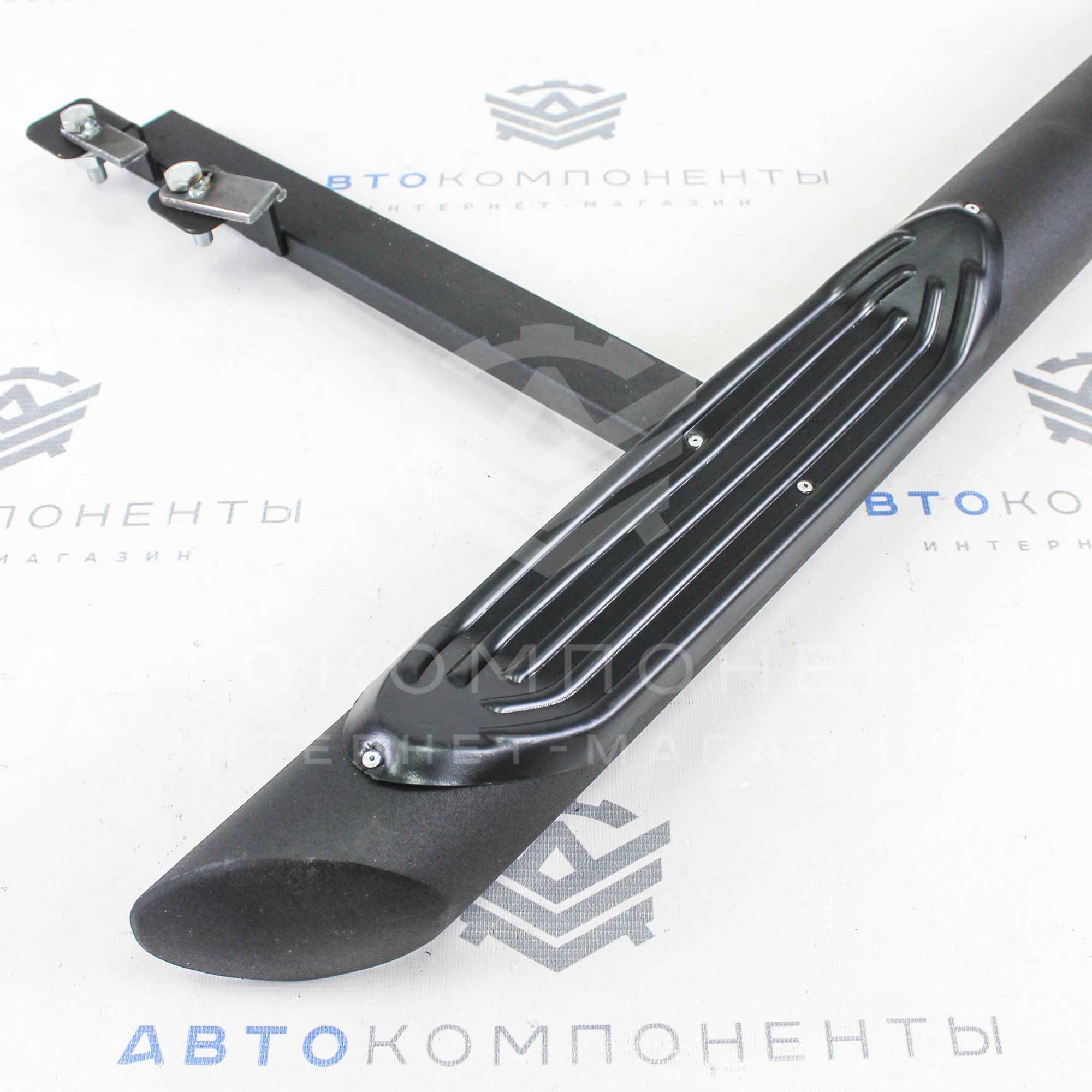 Пороги "Труба с двойной проступью" Шевроле Нива