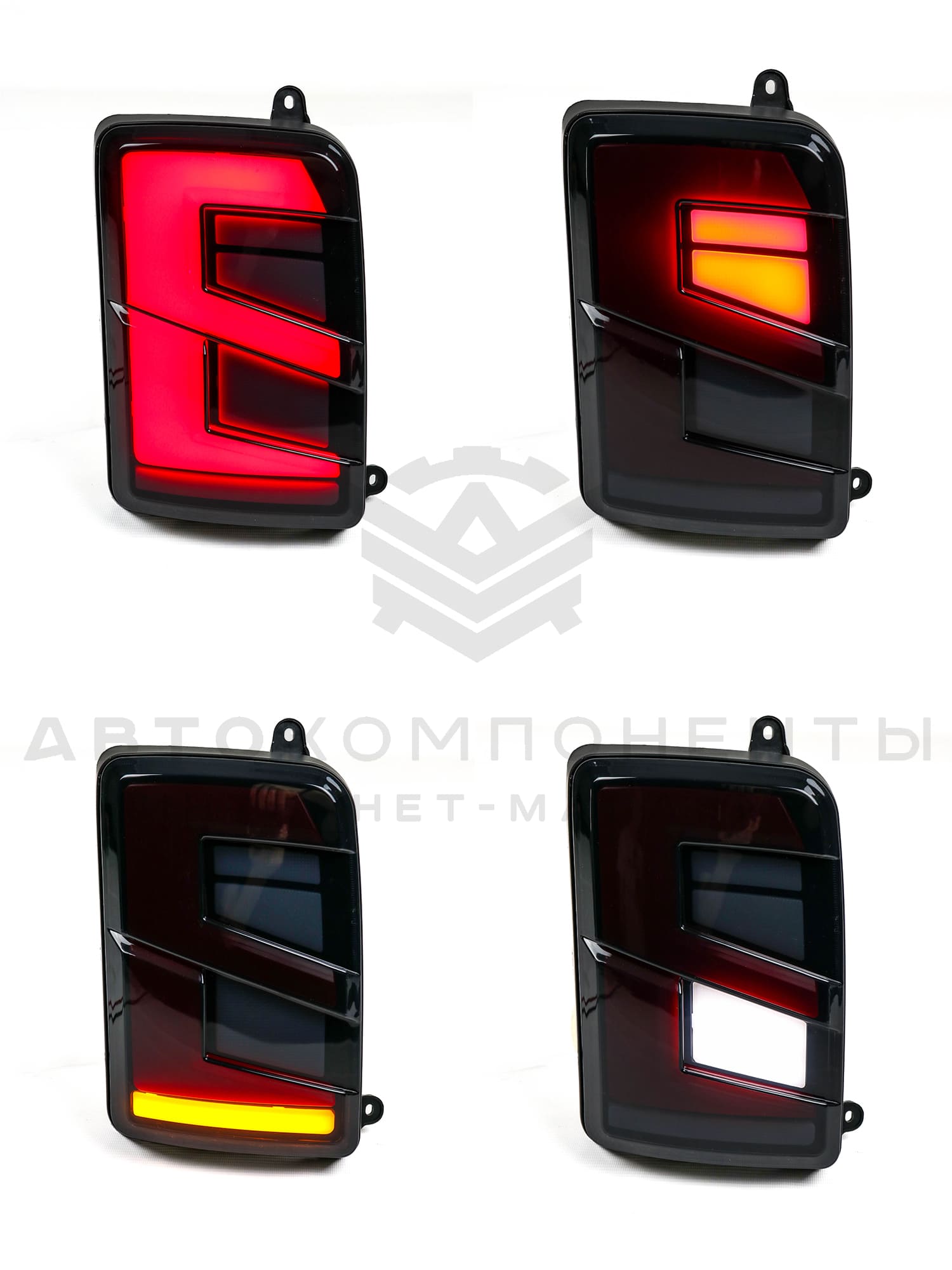 Задние LED фонари "PRADA" (тонированные) Лада Нива 4х4