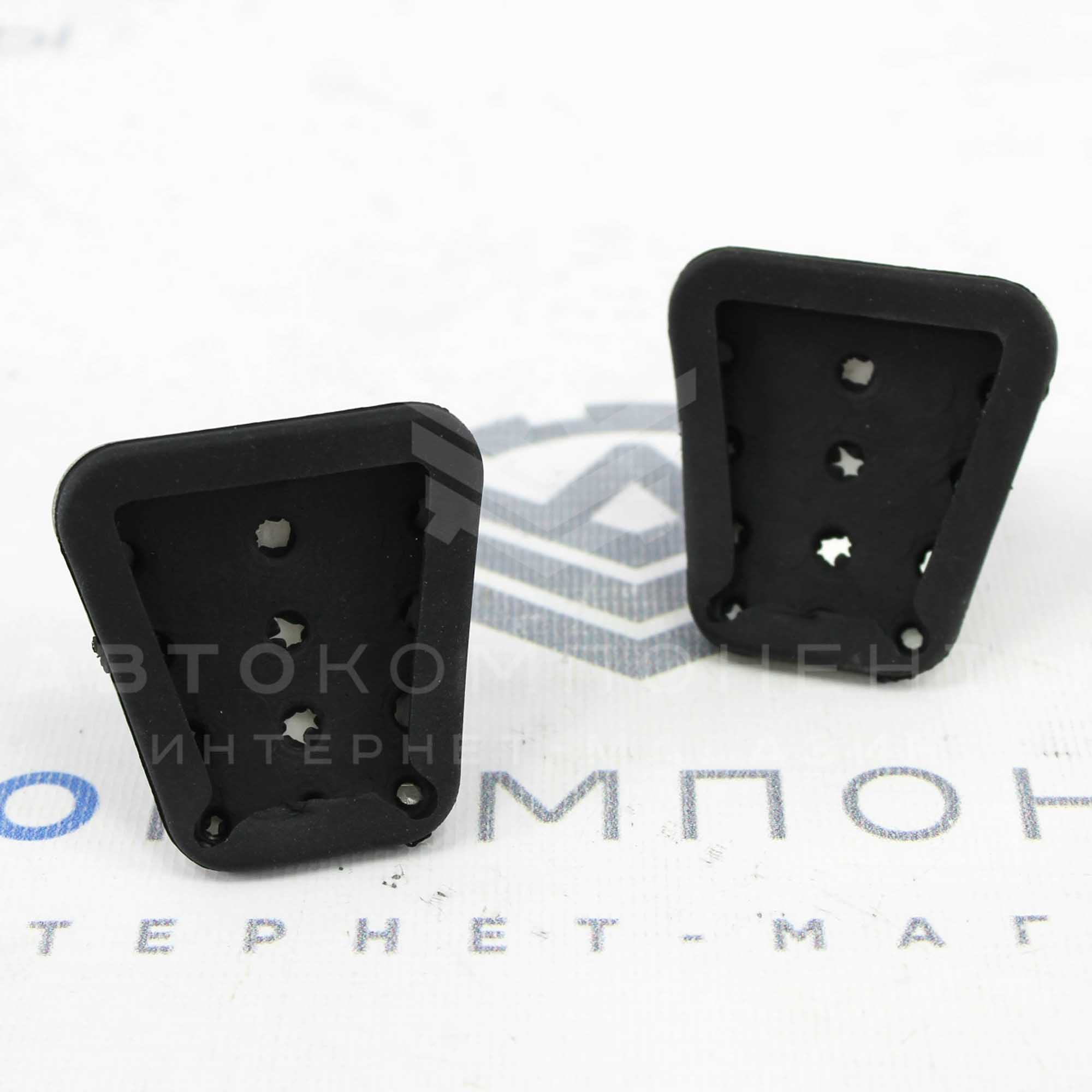 Накладки на педали "Sal-Man" "M" Лада Приора, Калина, Гранта (черные) (01429)