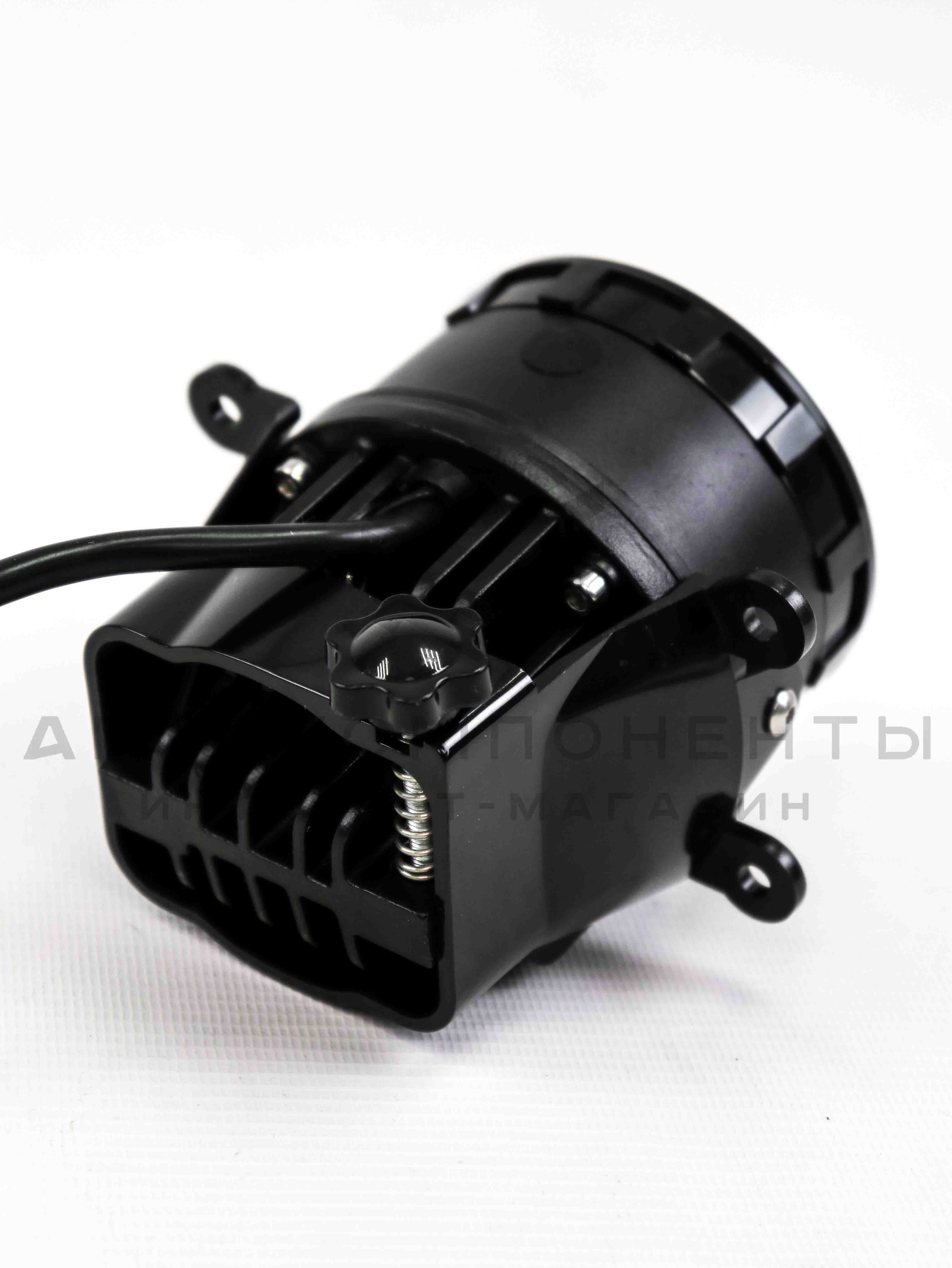 Противотуманные фары (ПТФ) с приложением светодиодные линзованные Bi-LED (ближний + дальний) Лада Vesta, Гранта FL, X-RAY, Ларгус FL