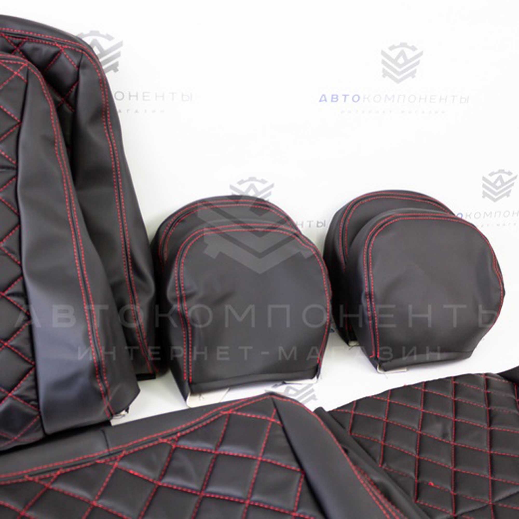 Обивки сидений ВАЗ 2108-21099 / 2113-2115 / Лада Нива 2131 с прострочкой "Квадрат по диагонали"