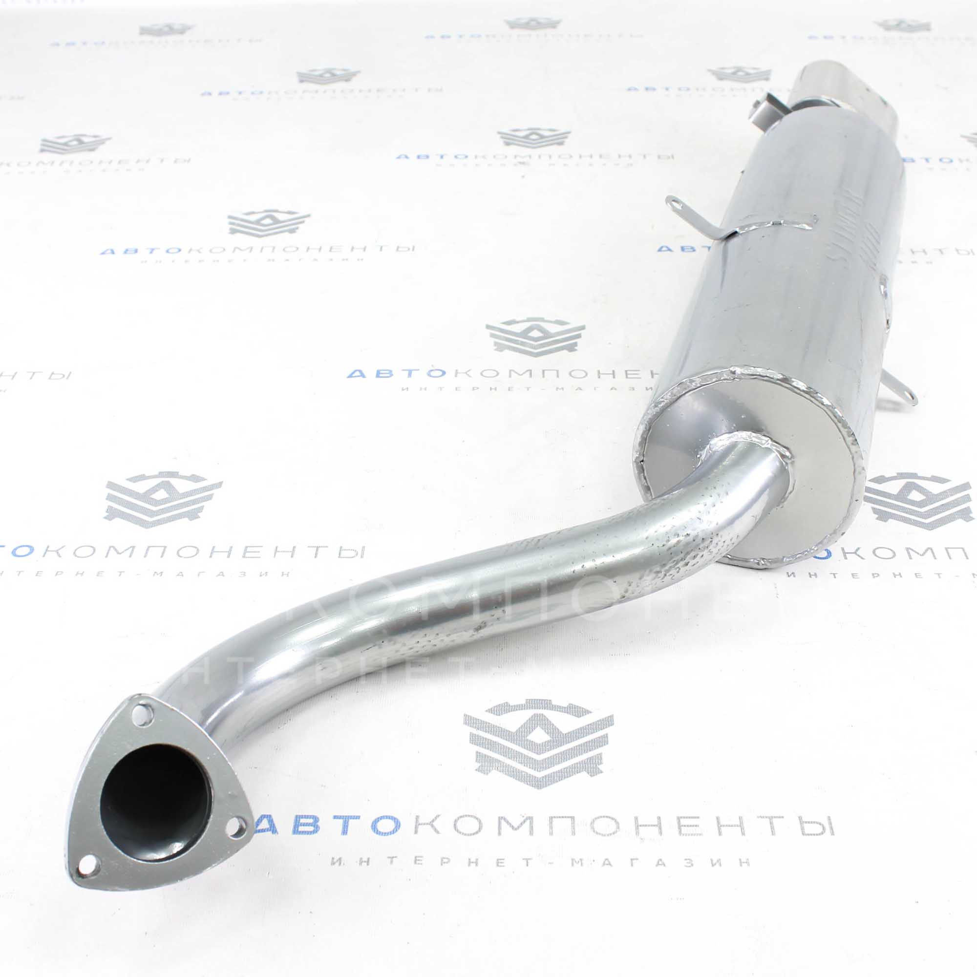 Прямоточный глушитель Stinger "MUTE" ВАЗ 2101-2107 (с овальной насадкой)