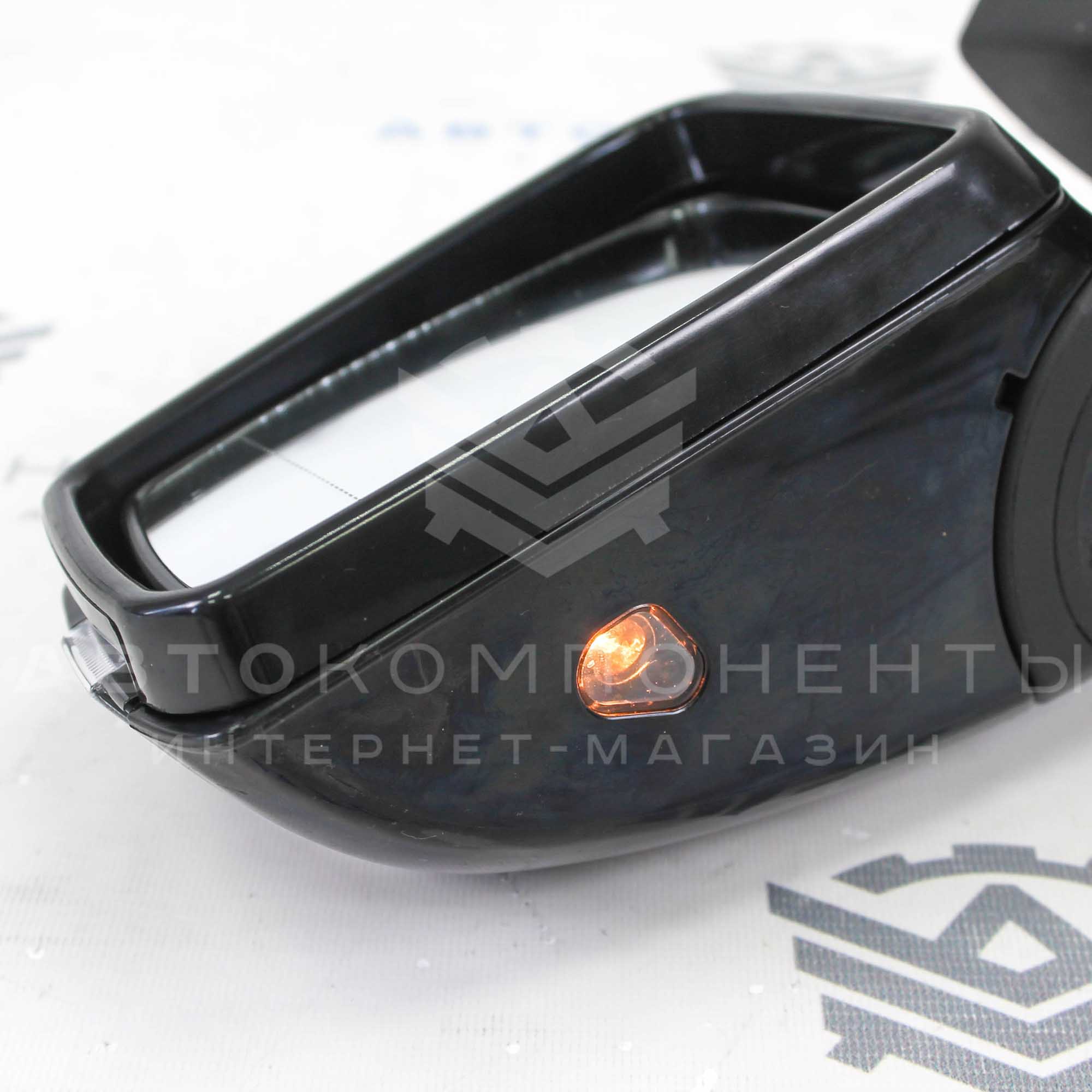 Электрические зеркала в стиле Mercedes-Benz с двойным повторителем (электропривод, обогрев, электроскладывание, вежливая подсветка) Лада Нива 4х4 в цвет кузова