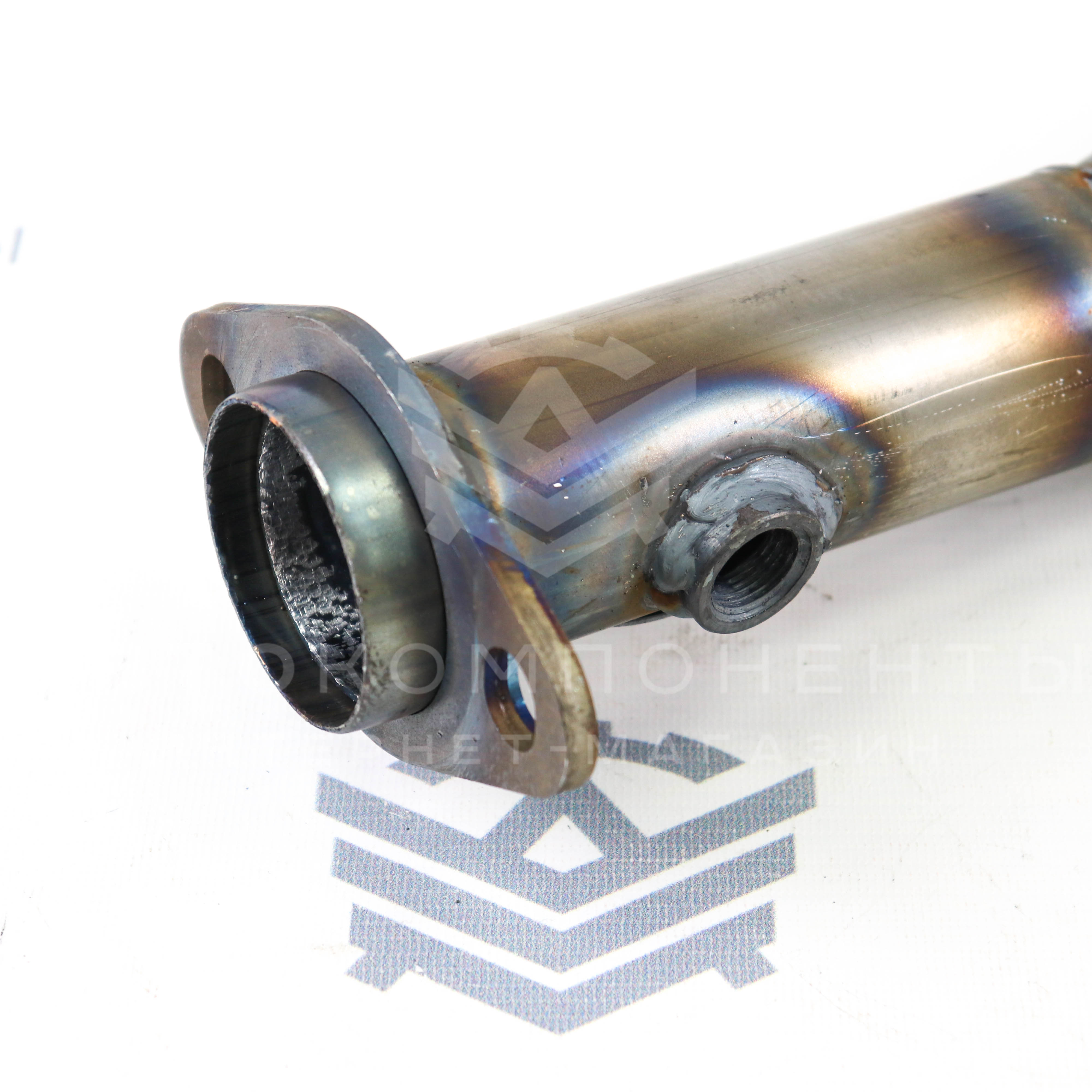 Выпускной комплект "DK PRO" 16V на ушастом фланце с глушителем (комфорт) ВАЗ 2112 (до 2008 г.)