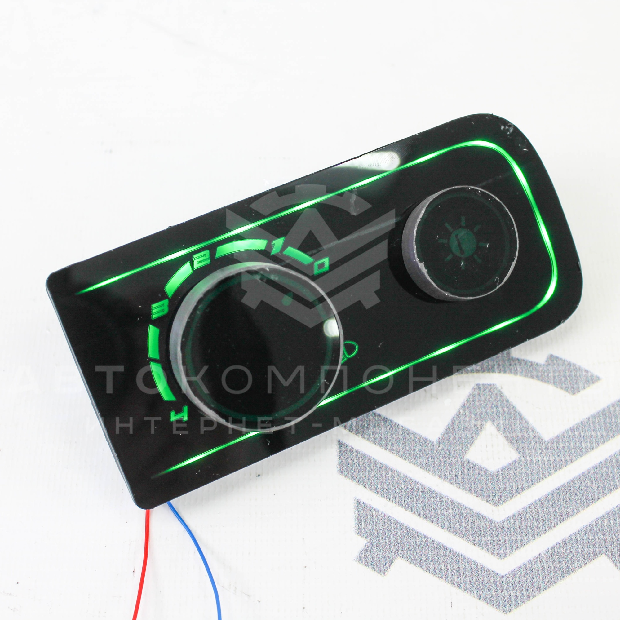 Модуль управления регулировки фар с подсветкой (зеленая) ВАЗ 2113, 2114, 2115