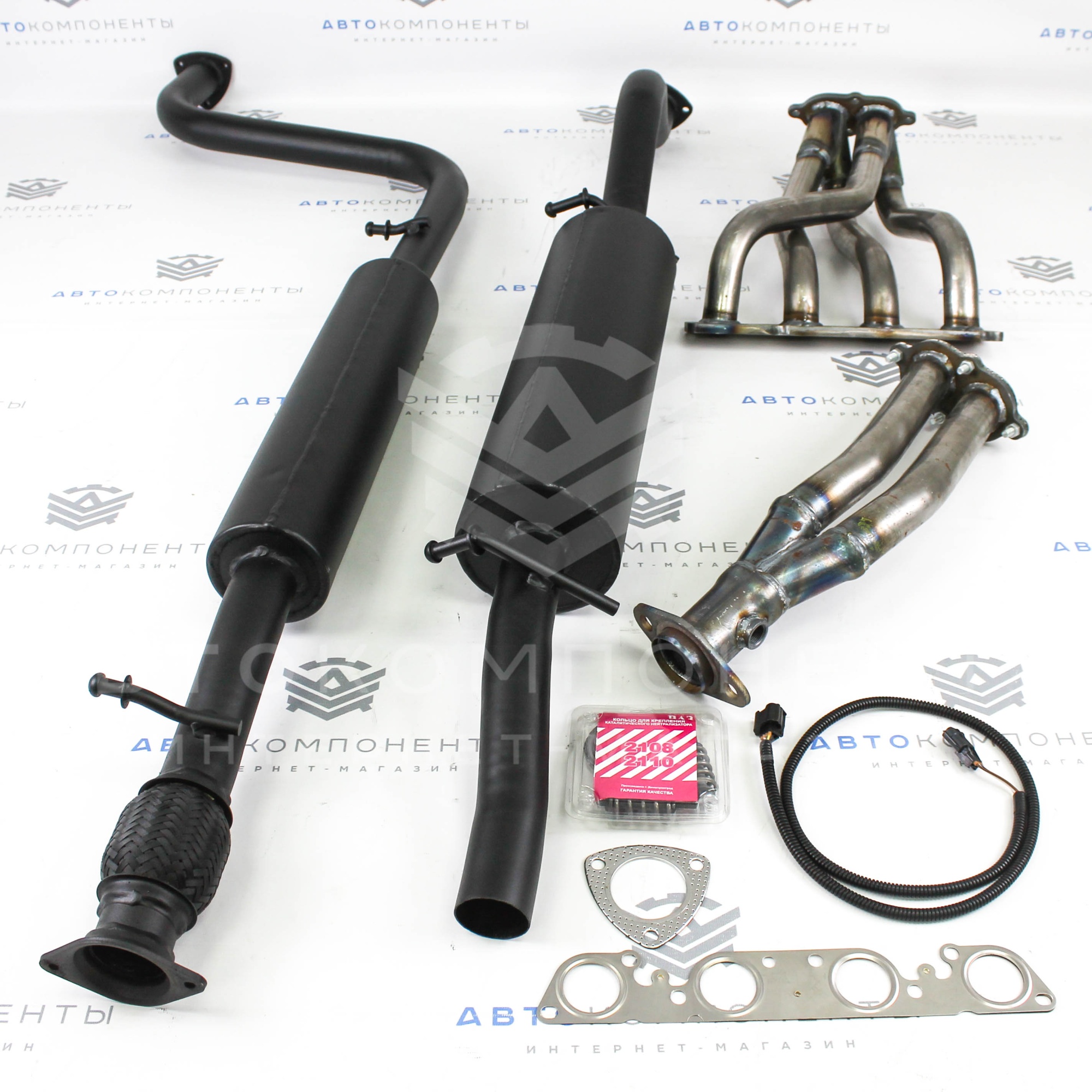 Выпускной комплект "DK PRO" с глушителем Лада Vesta