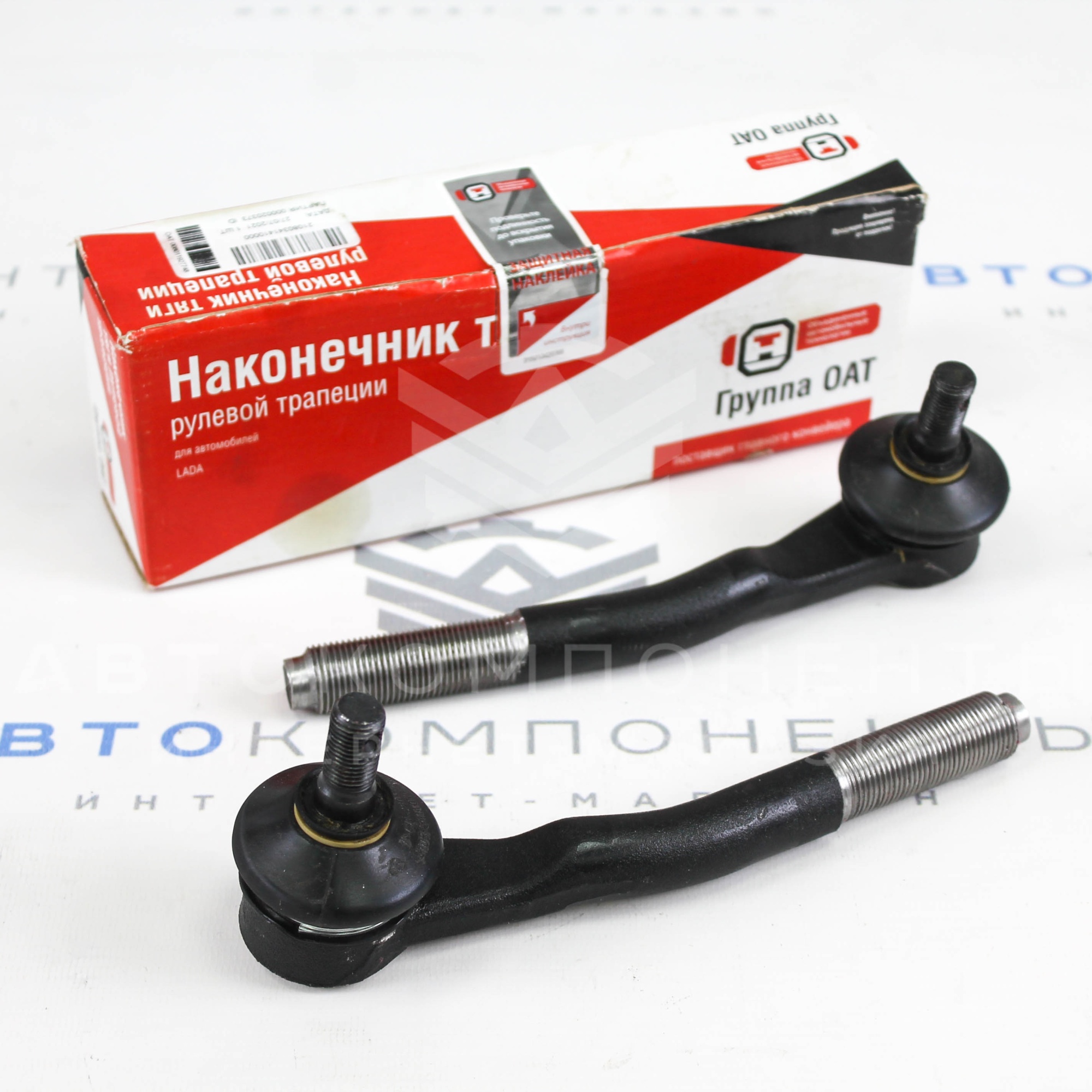 Комплект рулевых наконечников "ОАТ" ВАЗ 2108-21099, 2113-2115