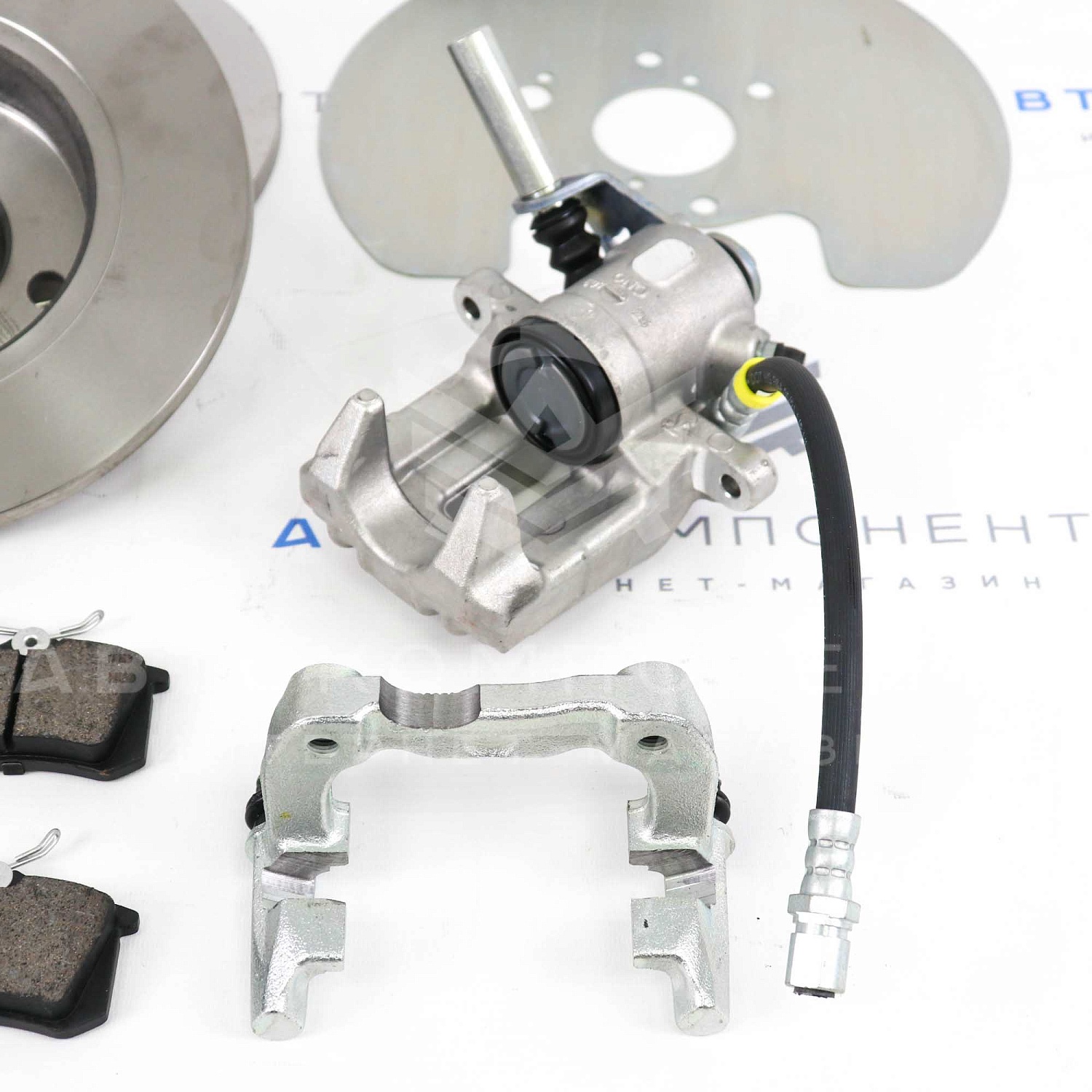 Задние дисковые тормоза (ЗДТ) LUCAS (невентилируемые, без АБС) ВАЗ 2108-2115, 2110-2112, Приора