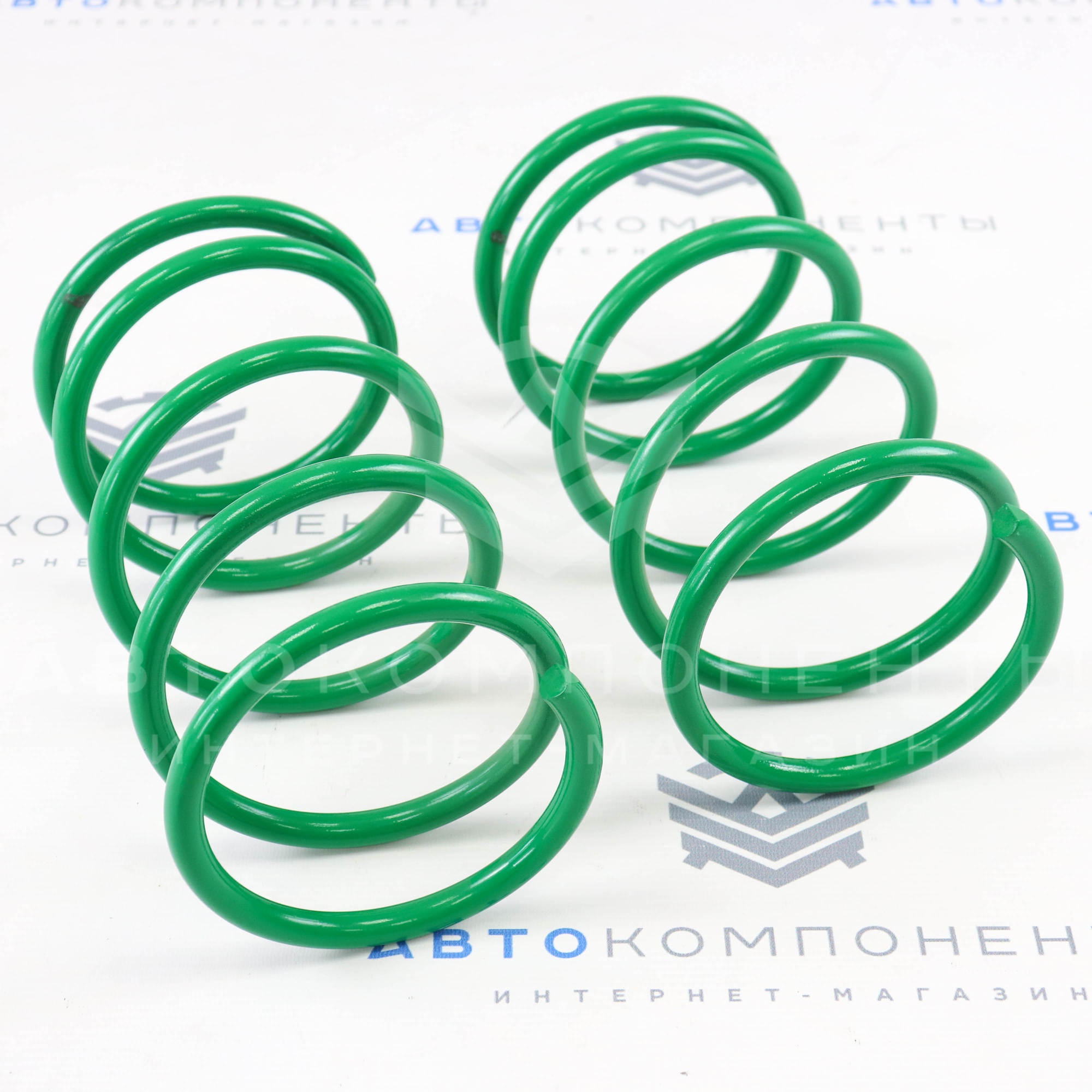 Пружины передней подвески "ТЕХНОРЕССОР" ВАЗ 2108-2115, 2110-2112 -70мм (зеленые) TRF2108-70