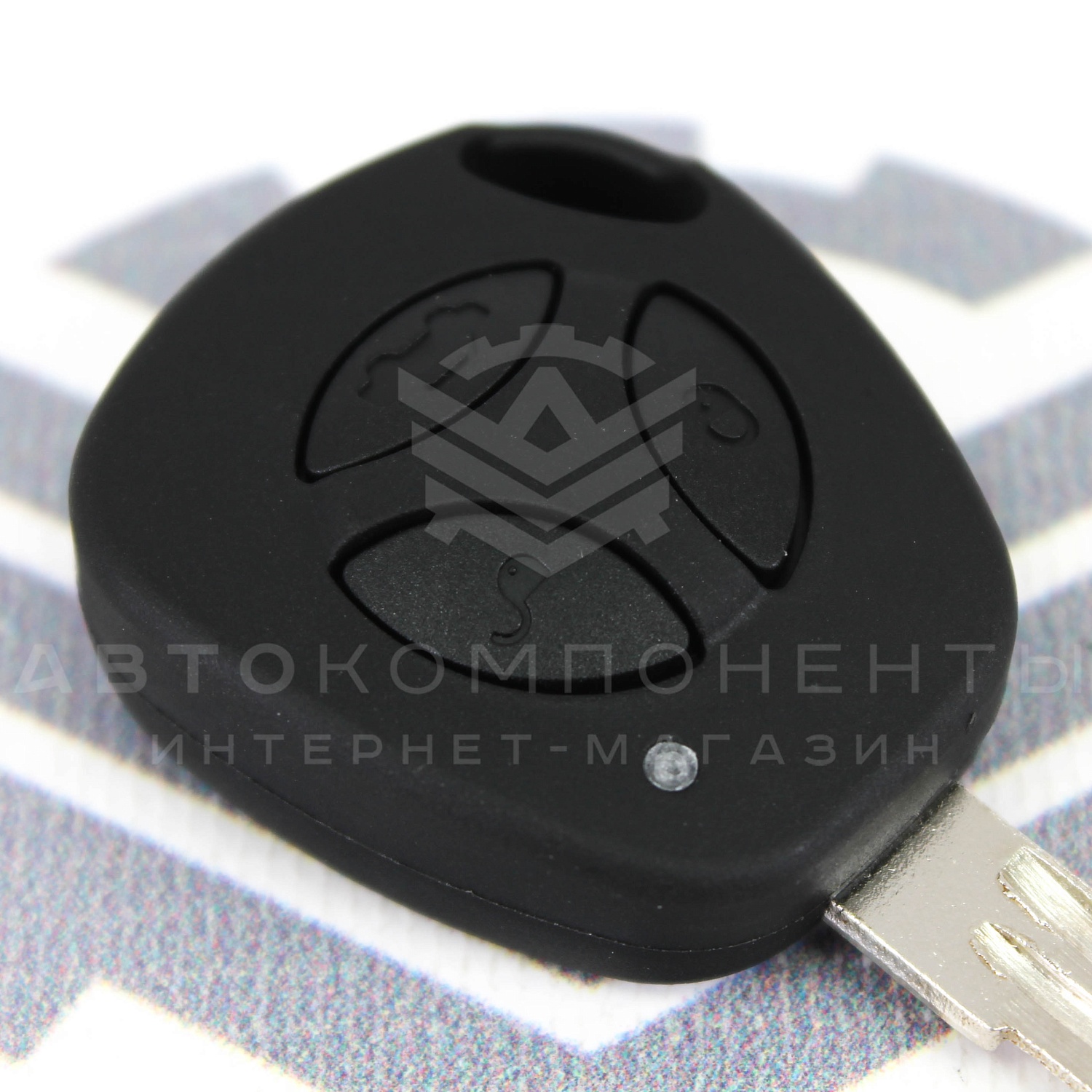 Ключ замка зажигания Лада Приора, Калина, Гранта (пластиковые кнопки) "Профи"