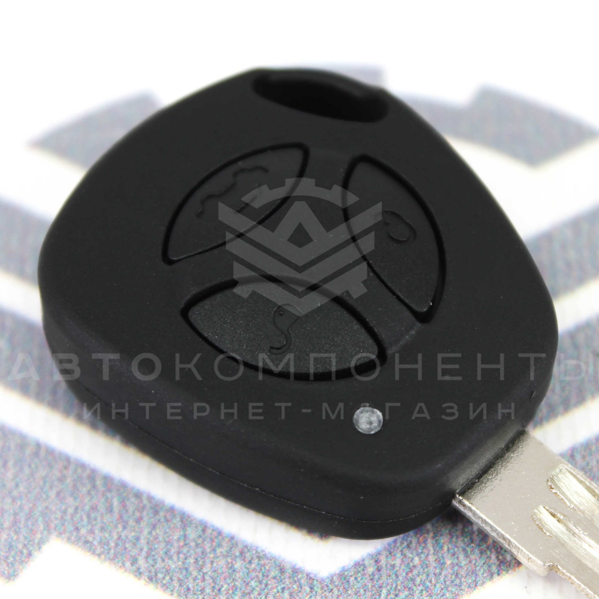 Ключ замка зажигания Лада Приора, Калина, Гранта (пластиковые кнопки) "Профи"