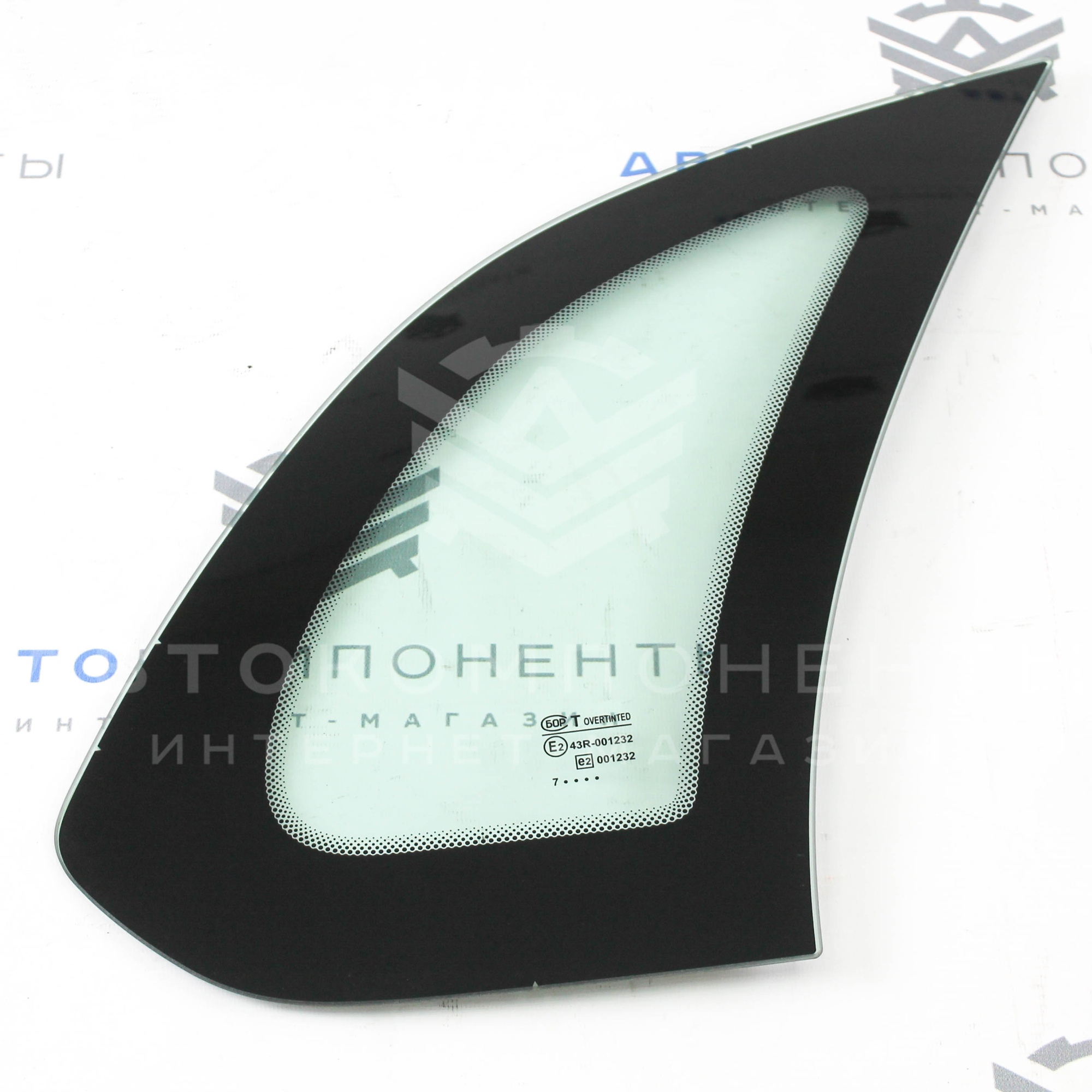 Заднее стекло форточки БОР (правое) Лада Калина 2 (хэтчбек)