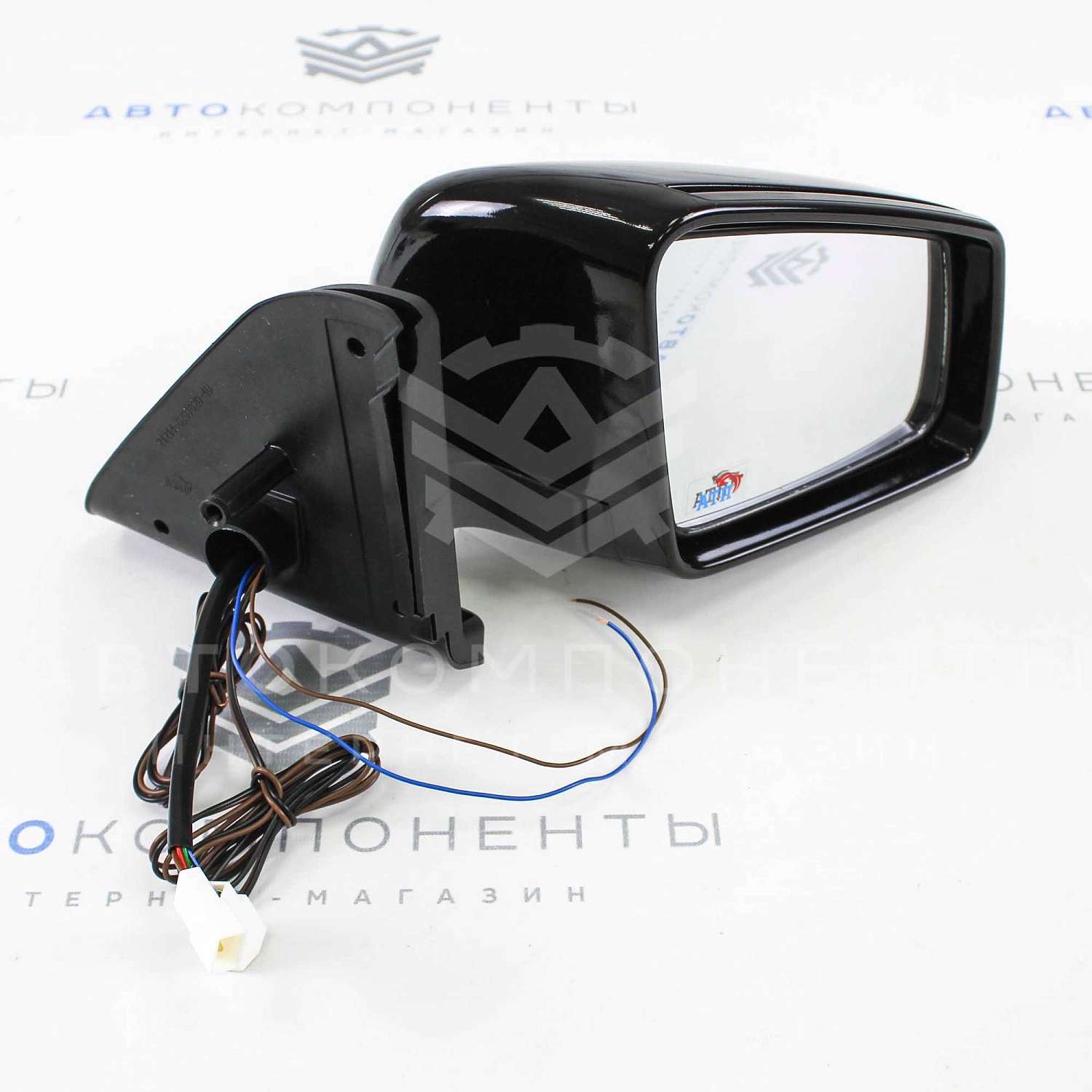 Электрические зеркала в стиле Mercedes-Benz с двойным повторителем (электропривод, обогрев, электроскладывание, вежливая подсветка) Лада Нива 4х4 в цвет кузова