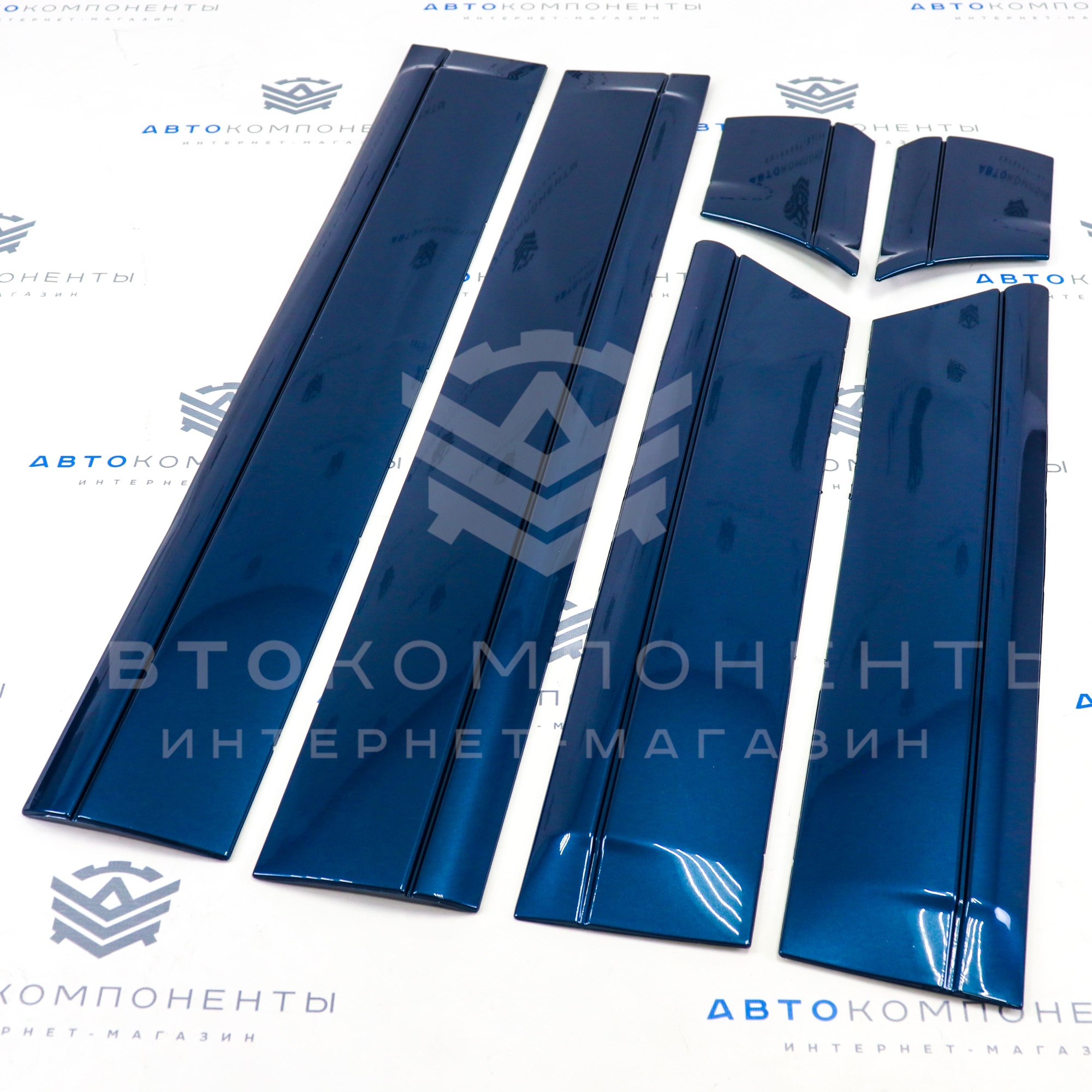 Широкие молдинги дверей ВАЗ 2114, 2115 в цвет кузова