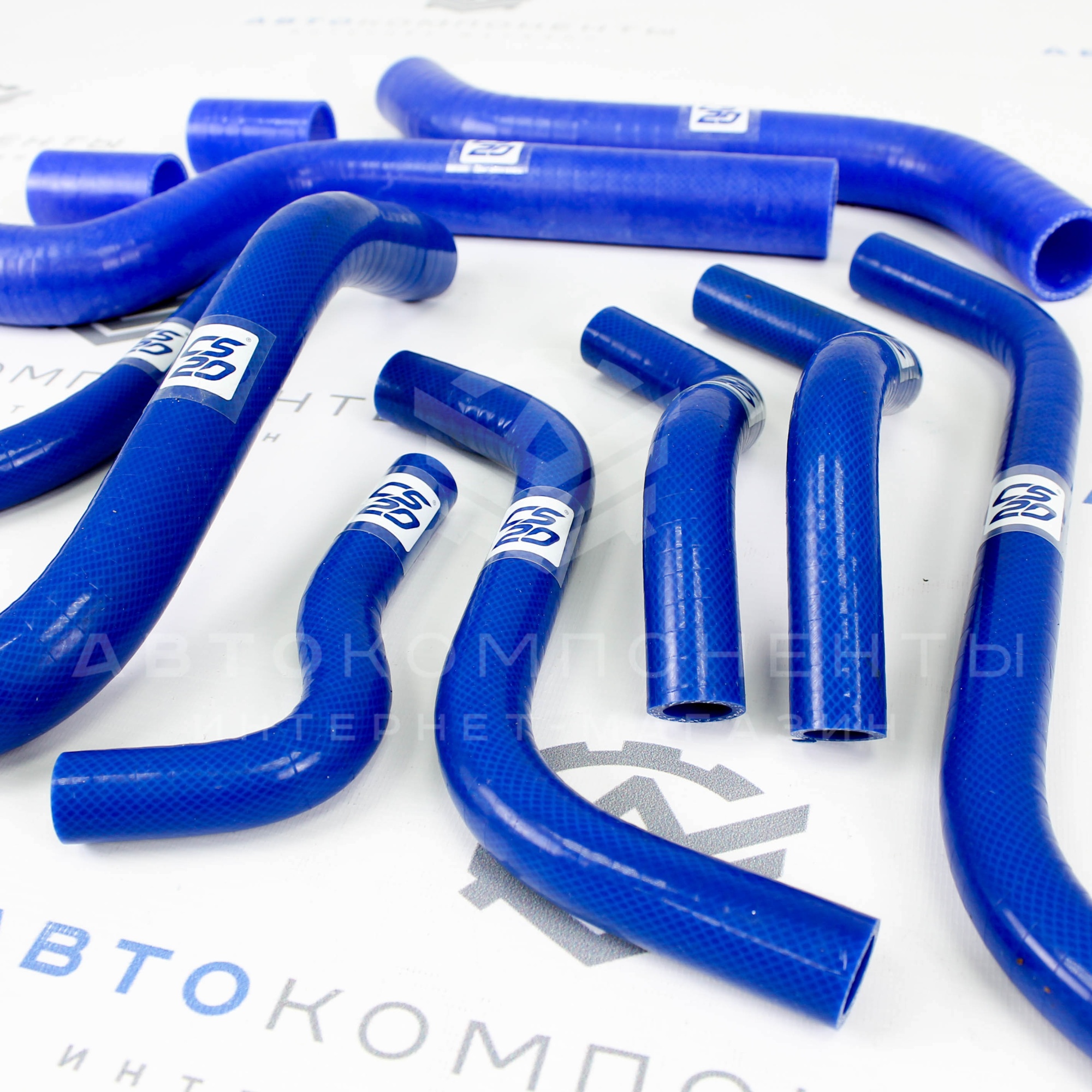 Комплект силиконовых патрубков радиатора охлаждения и отопителя CS20 ВАЗ 2108-21099 (10857)