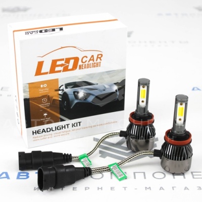 Светодиодные лампы "LED Car Headlight" (белый / желтый) (H11)
