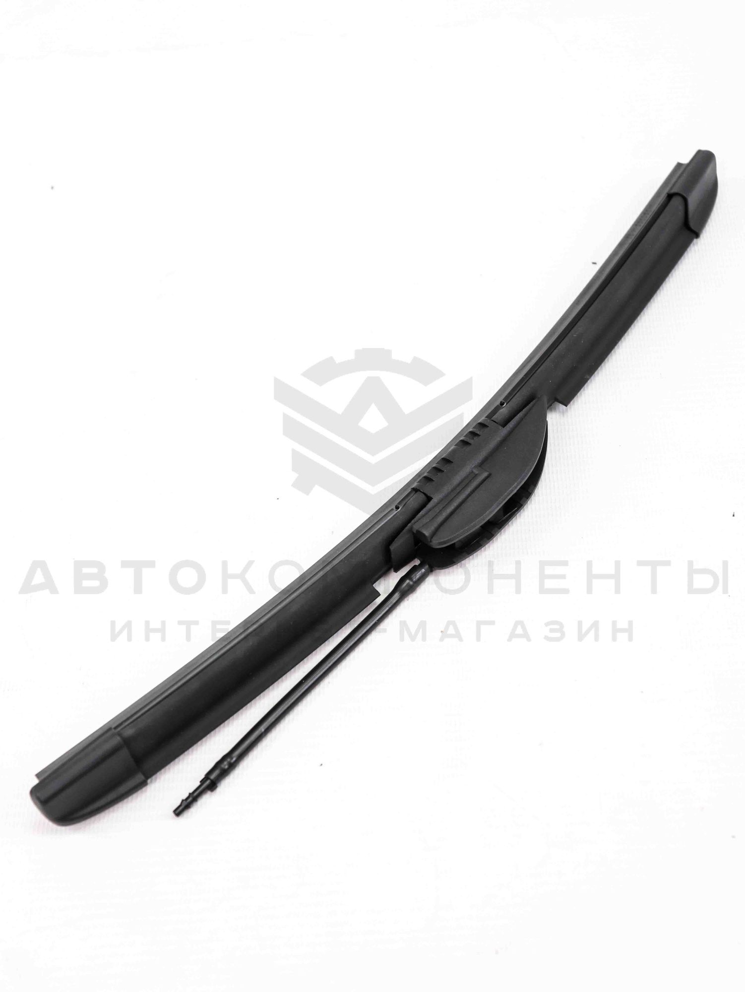 Бескаркасная щетка (дворник) с форсунками омывателя (350мм)