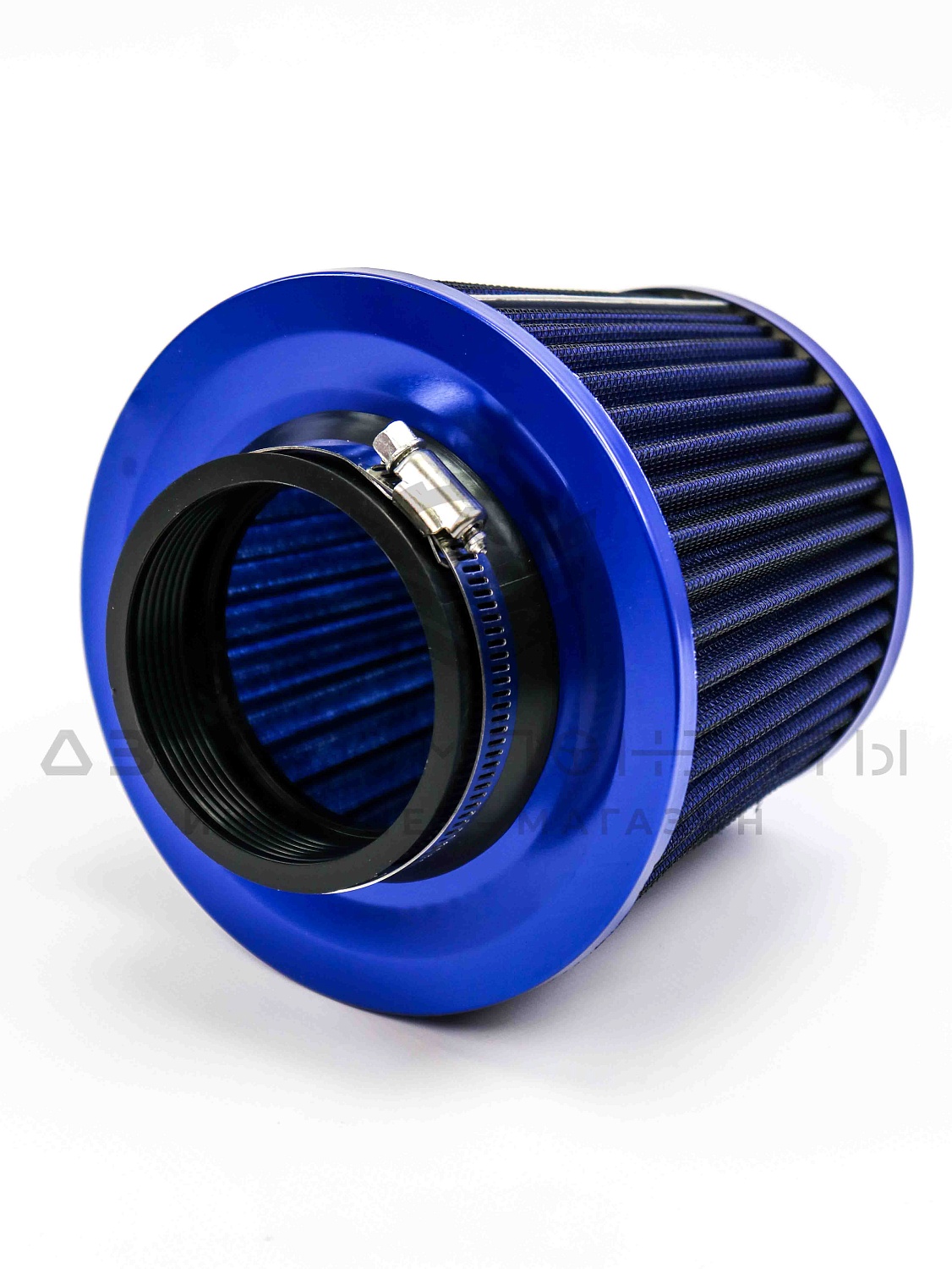Воздушный фильтр нулевого сопротивления (нулевик) инжекторный (синий, конус)