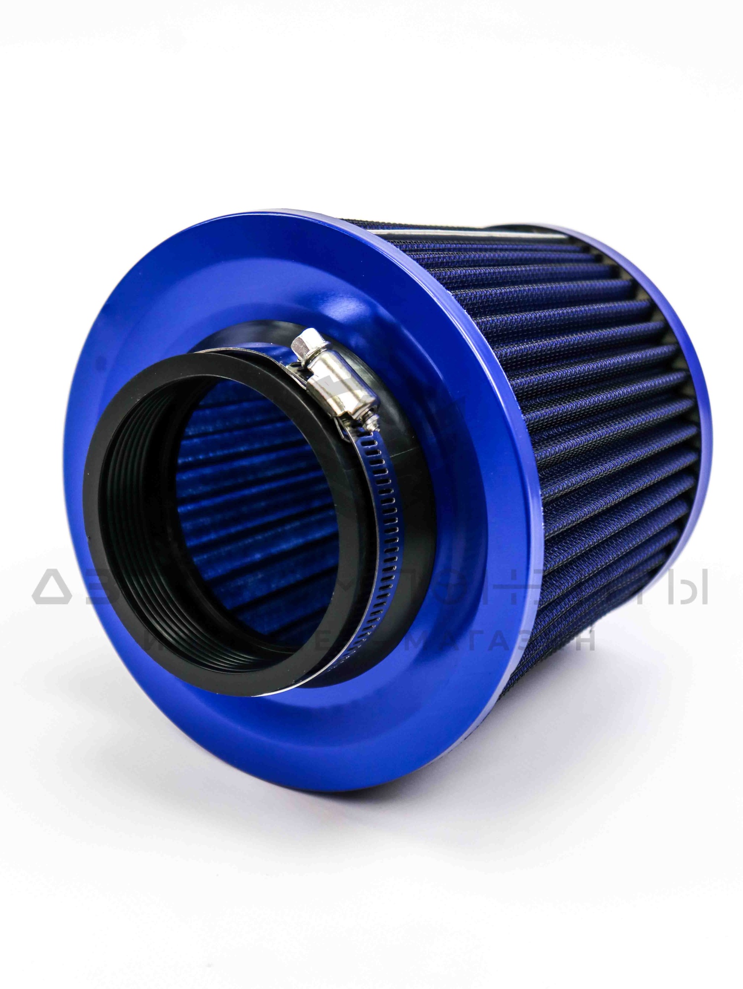 Воздушный фильтр нулевого сопротивления (нулевик) инжекторный (синий, конус)