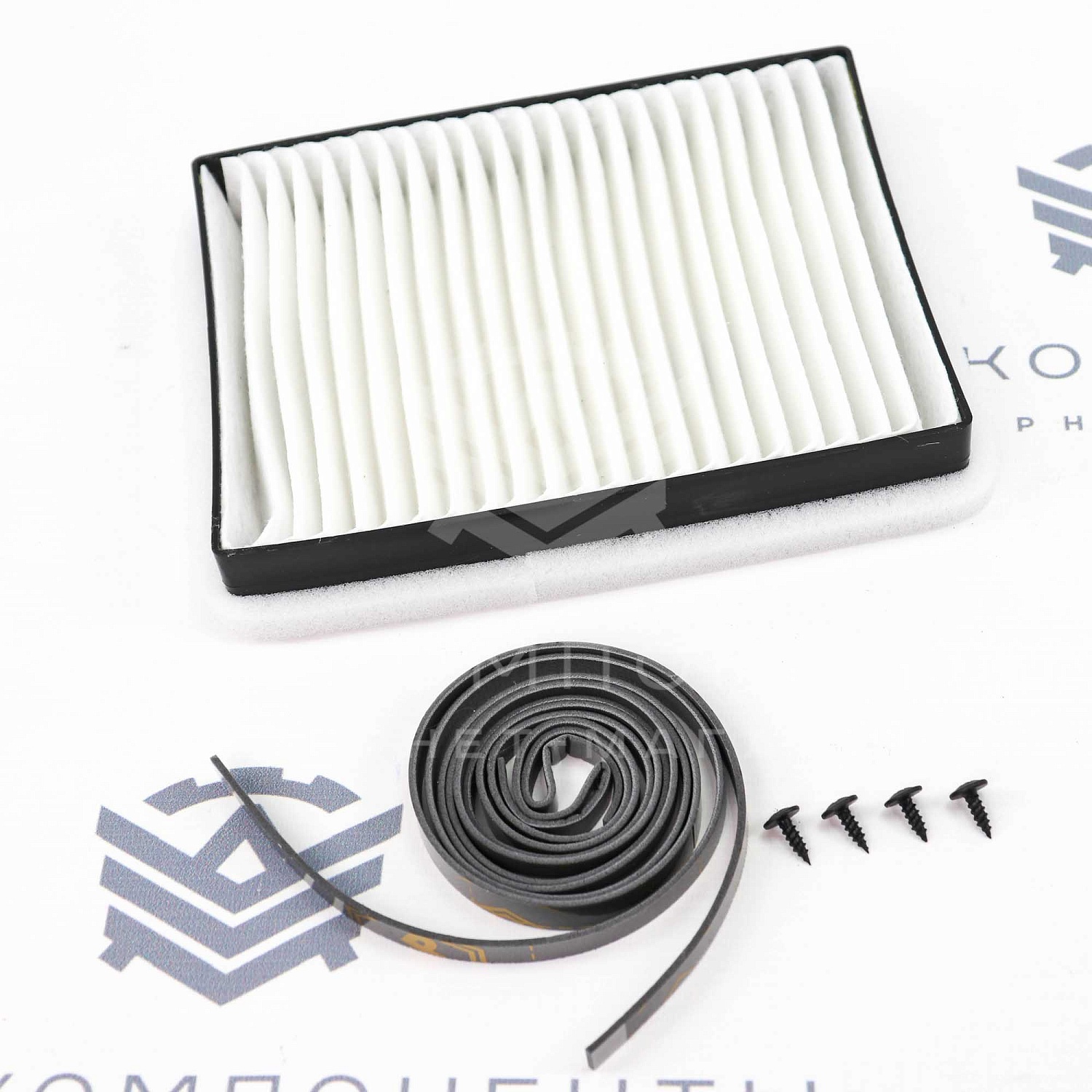 Адаптер салонного фильтра (пластиковый) с фильтром ВАЗ 2108-21099, 2113-2115