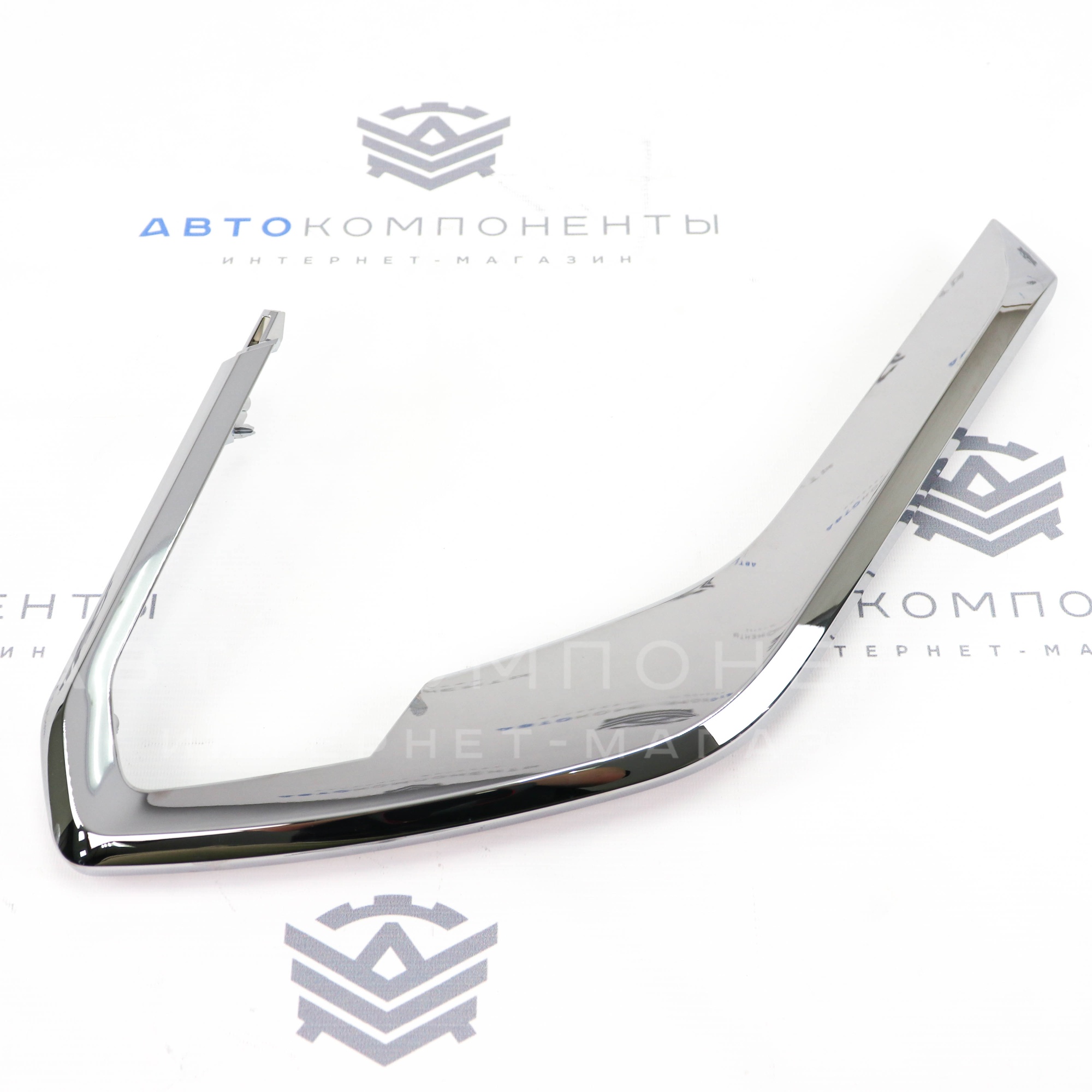 Молдинг переднего бампера (нижний левый) Лада Vesta NG (хром)