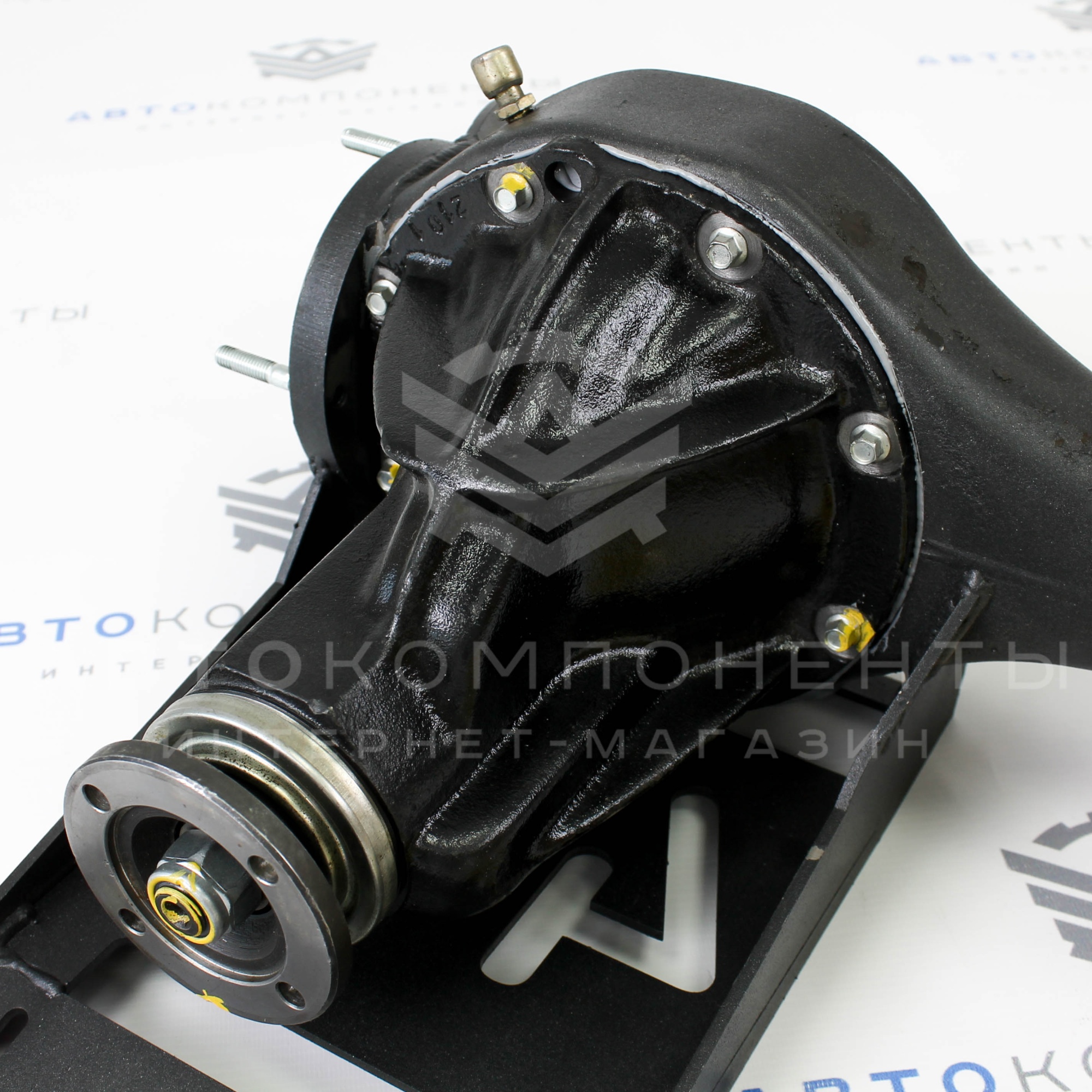 Редуктор переднего моста "АСТОН" Лада Нива 4х4, пара 4.1 в стальном корпусе