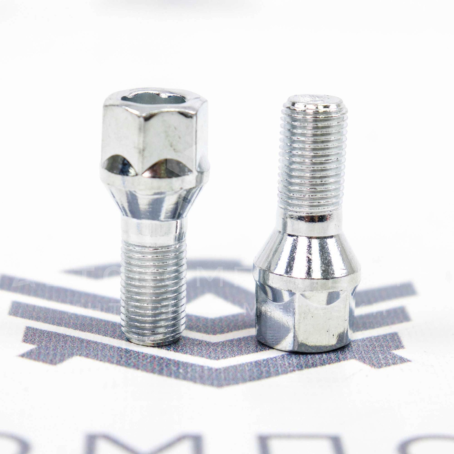 Болты колесные М12*1,25 для штампованных дисков ВАЗ (ключ 17, конус, хром) (072093 L)