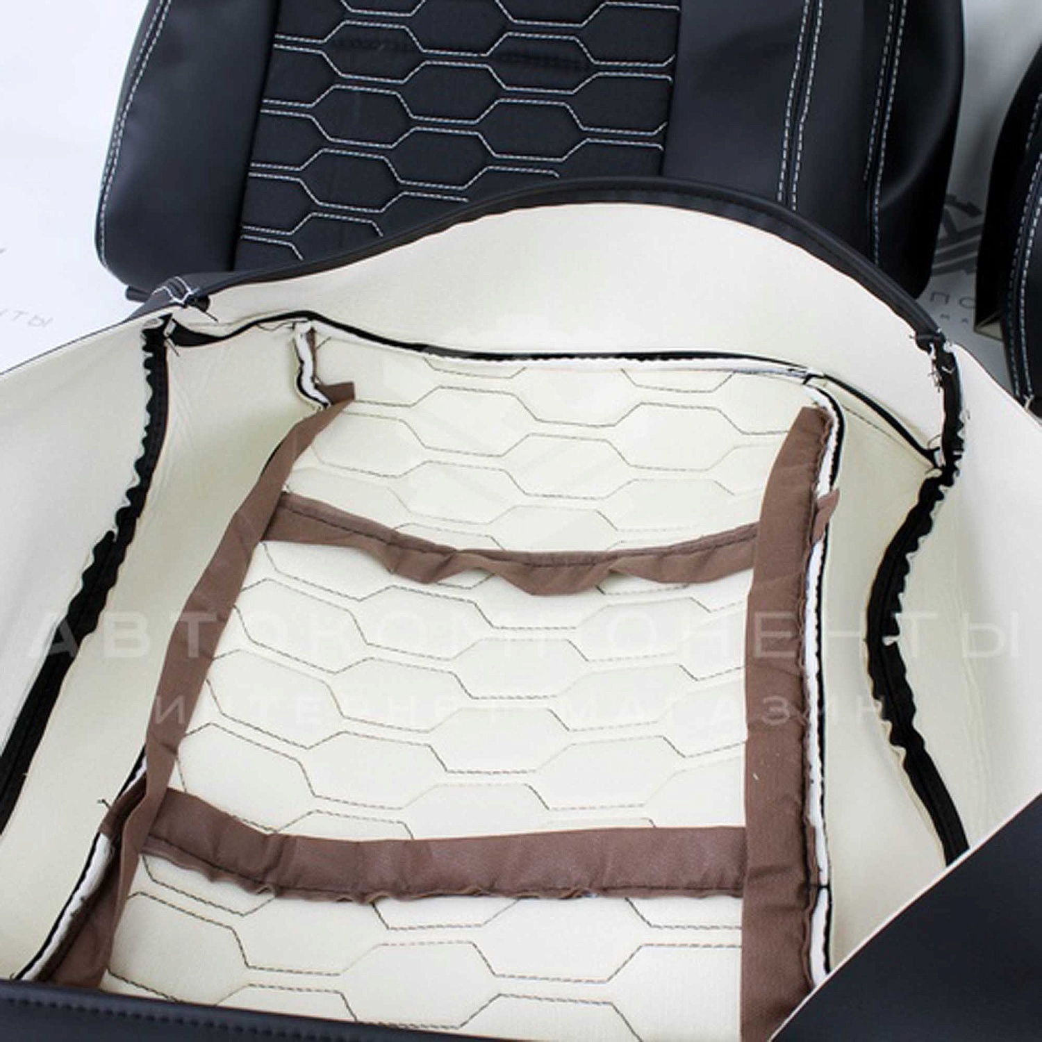 Обивки сидений ВАЗ 2108-21099 / 2113-2115 / Лада Нива 2131 с прострочкой "Соты"