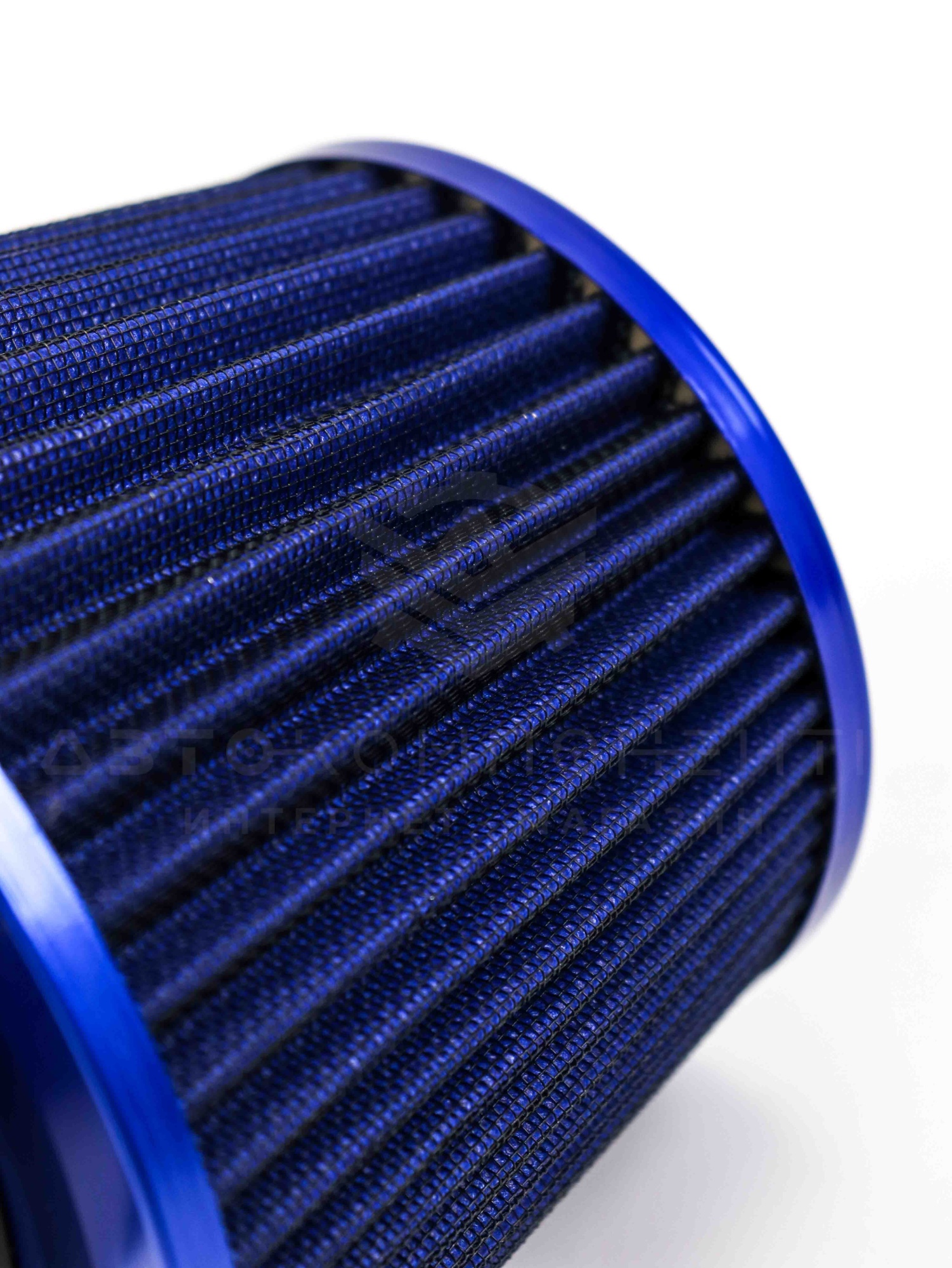 Воздушный фильтр нулевого сопротивления (нулевик) инжекторный (синий, конус)