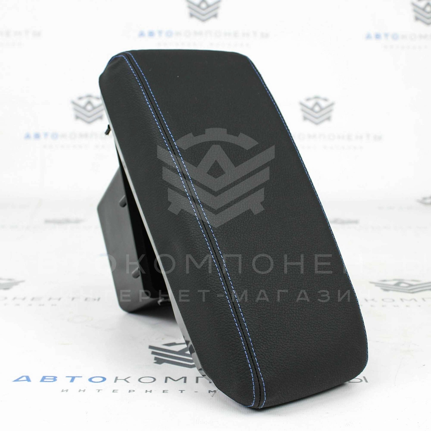 Подлокотник "Sal-Man" (в коже) Лада Vesta (синяя нить)