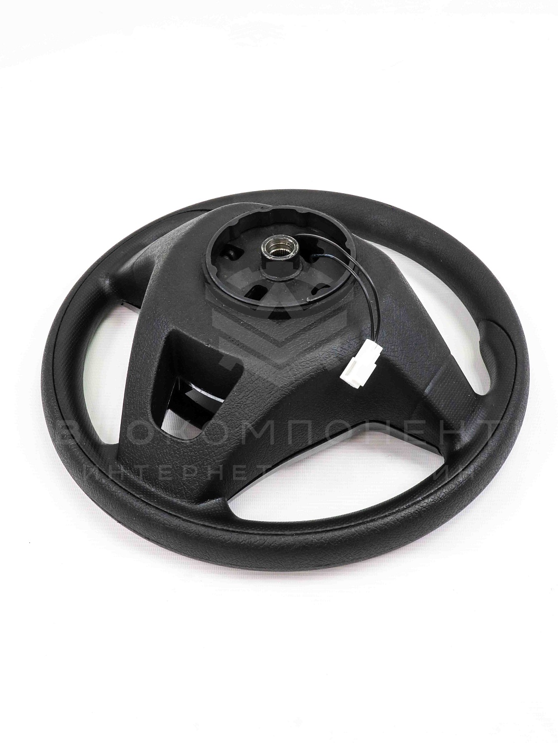 Руль в стиле Vesta (черный лак) ВАЗ 2110-2112 (евро), Калина, Гранта, Приора