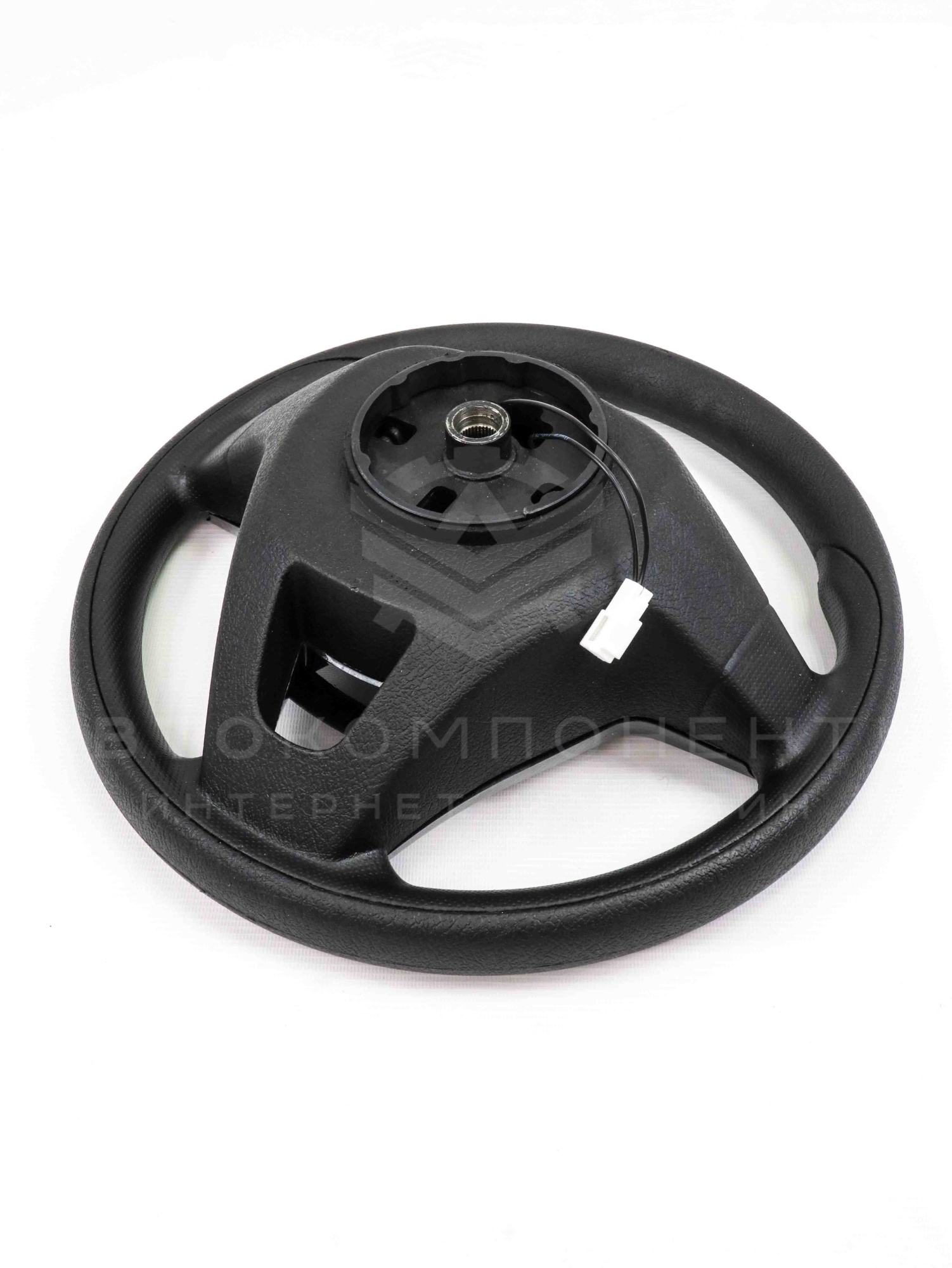 Руль в стиле Vesta (черный лак) ВАЗ 2110-2112 (евро), Калина, Гранта, Приора