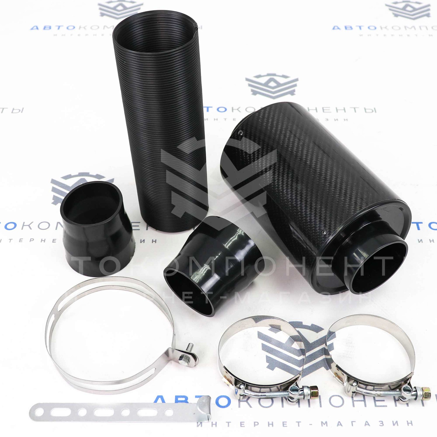 Универсальный холодный впуск в карбоновом корпусе закрытого типа