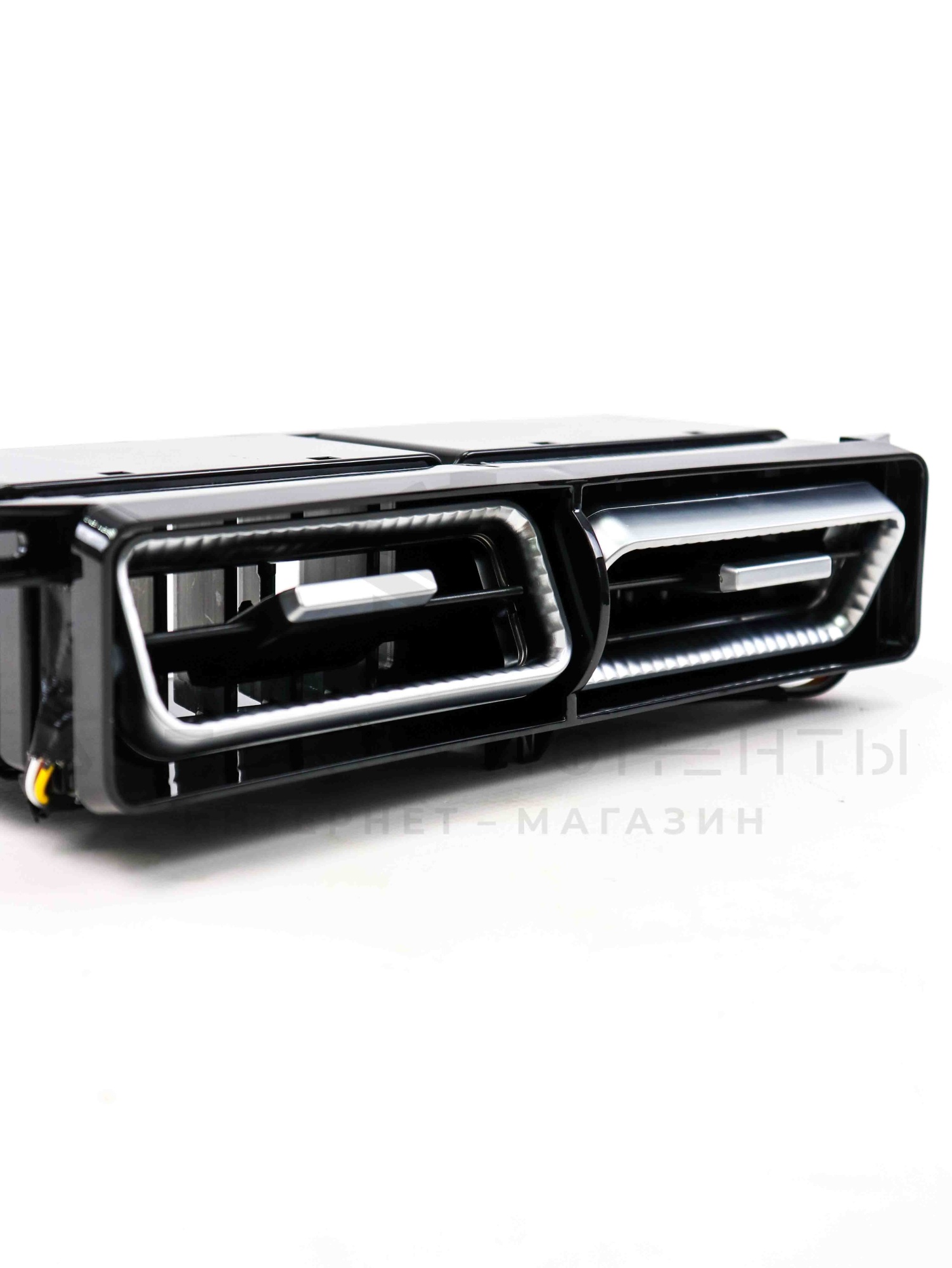 Сопла вентиляции (дефлекторы) панели приборов с RGB подсветкой ВАЗ 2113, 2114, 2115 (3 шт)